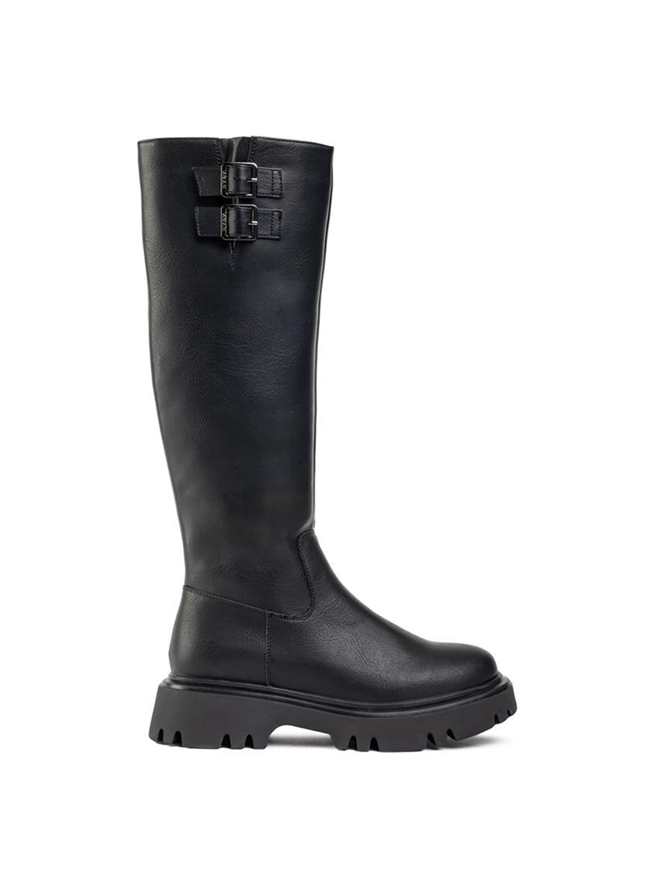 Vegan Bram Knee High Boots Black