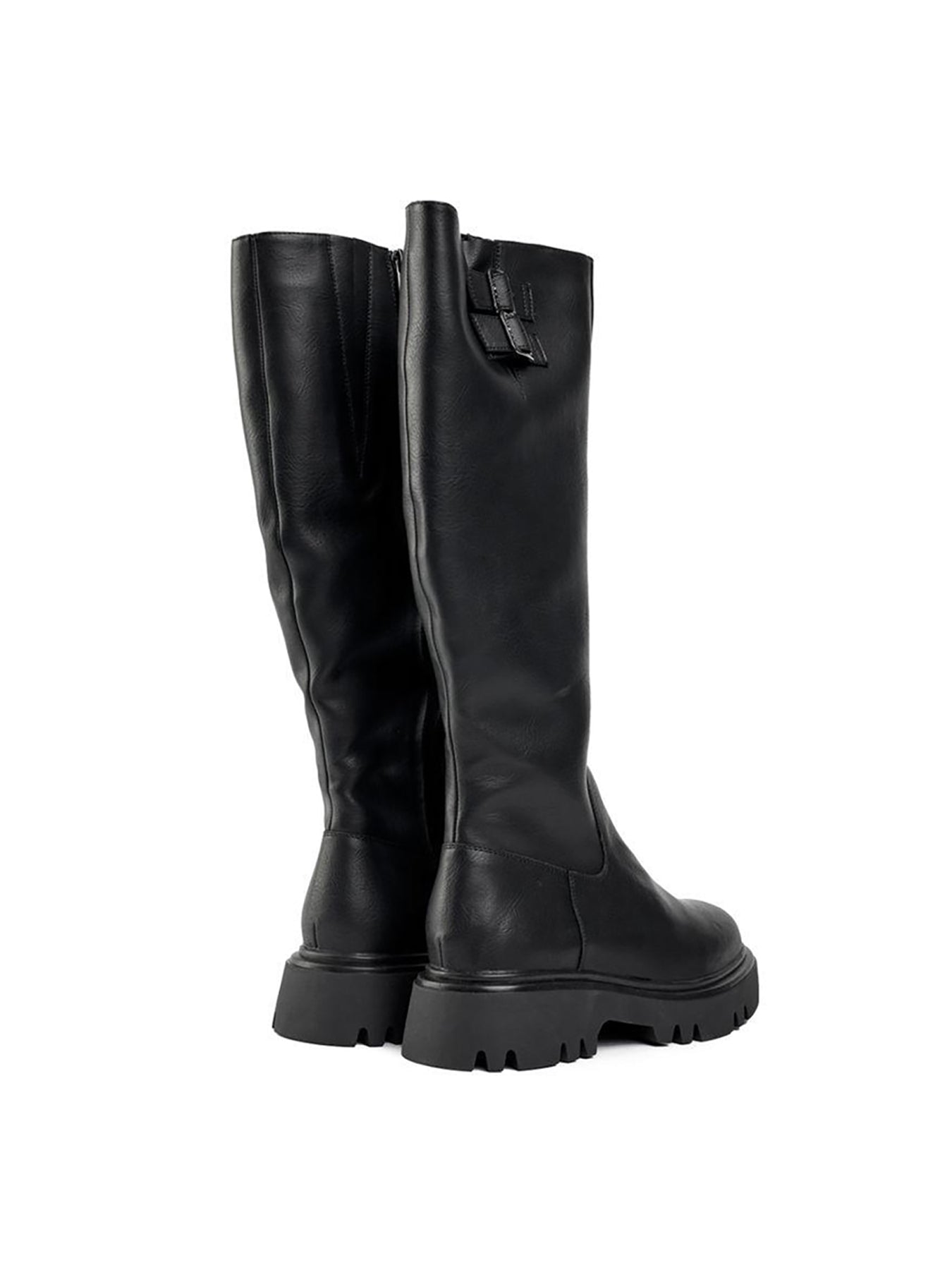 Vegan Bram Knee High Boots Black