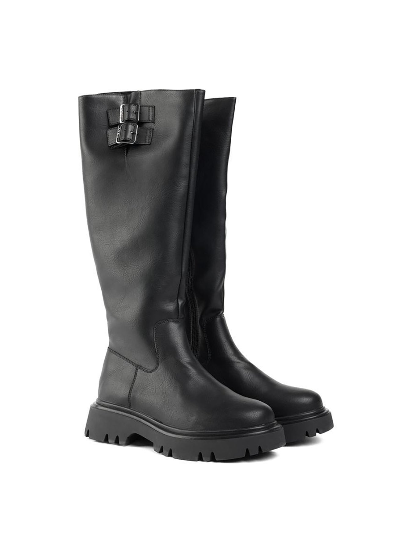Vegan Bram Knee High Boots Black
