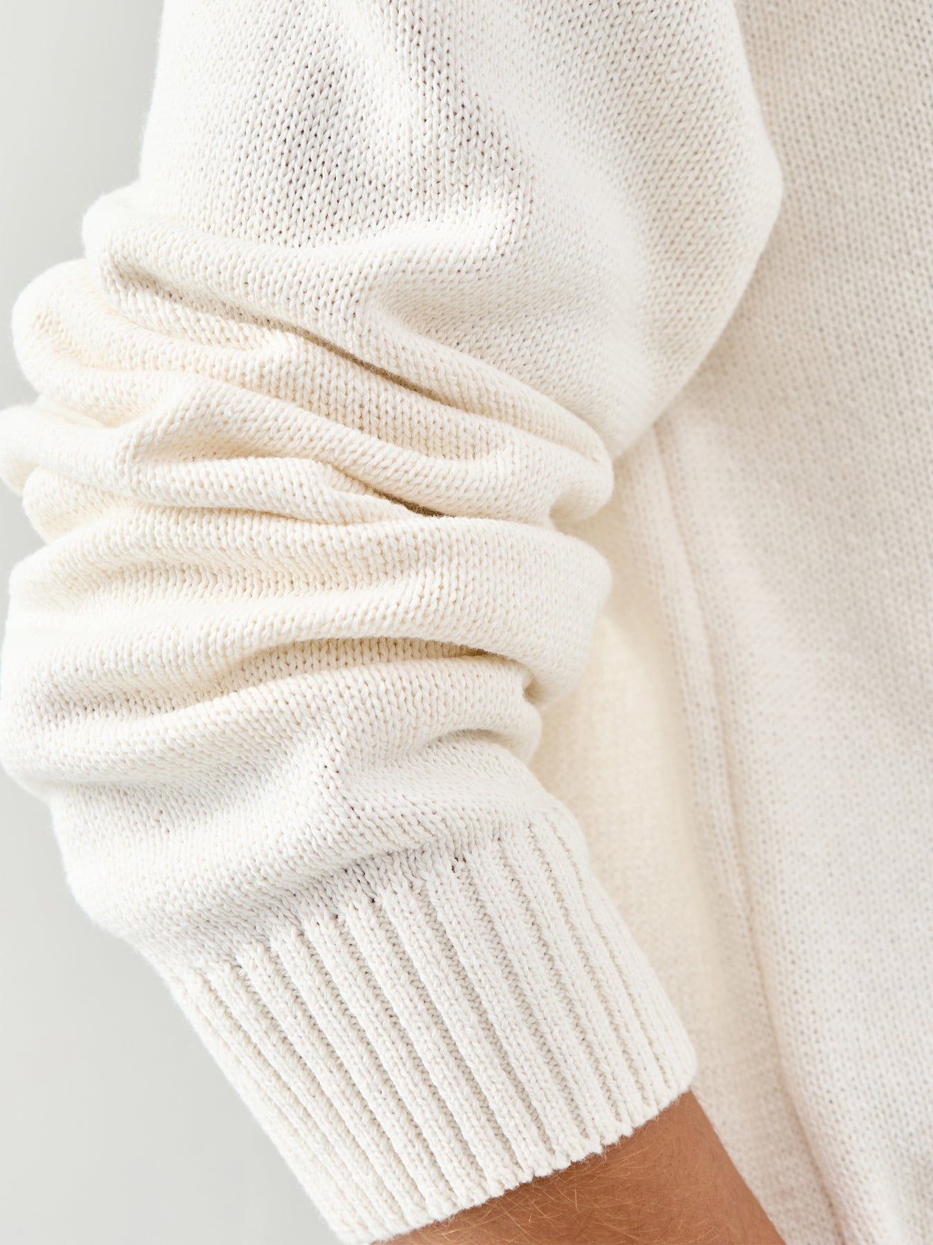 Elise Knit Jumper White