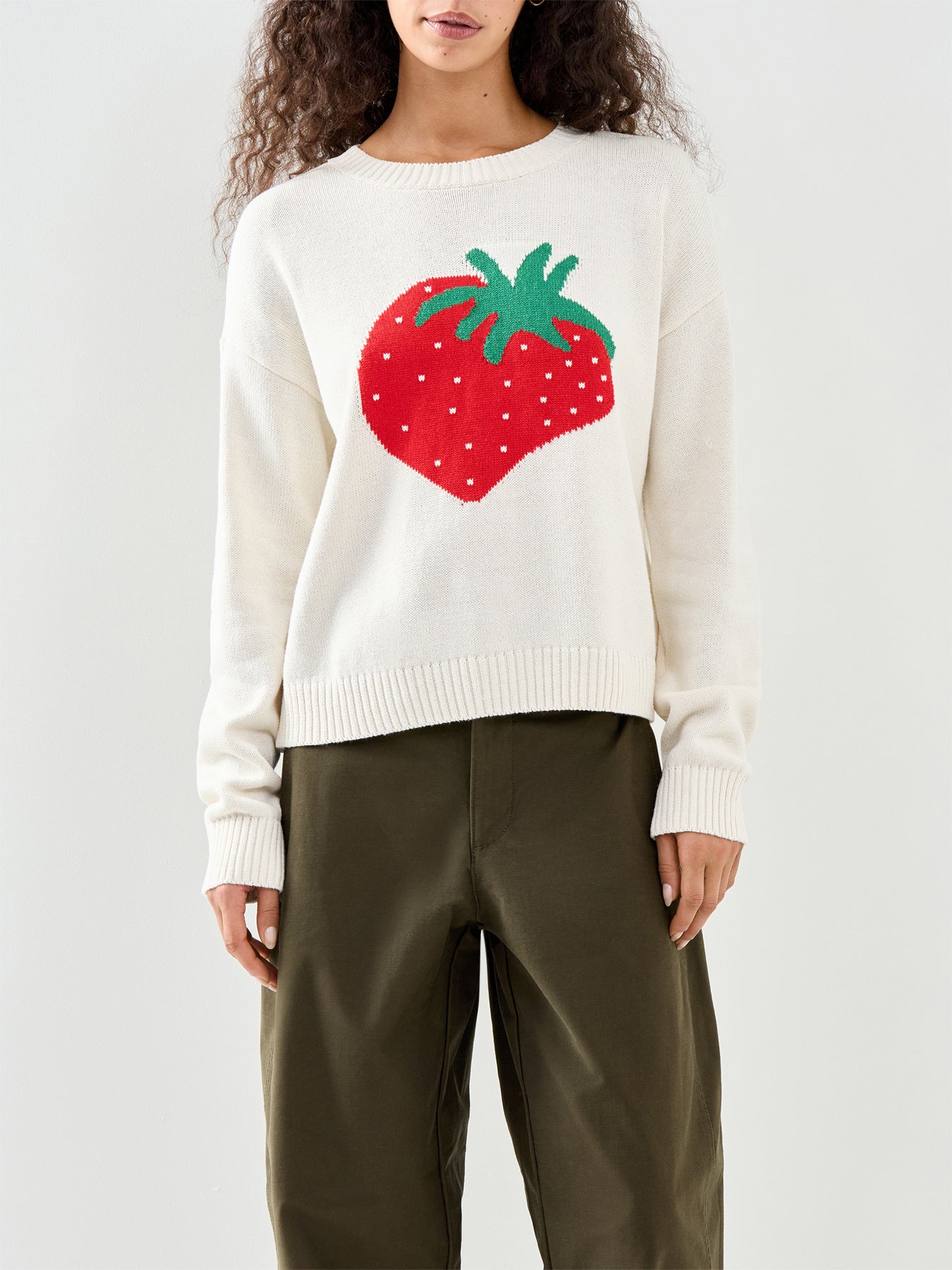 Elise Knit Jumper White