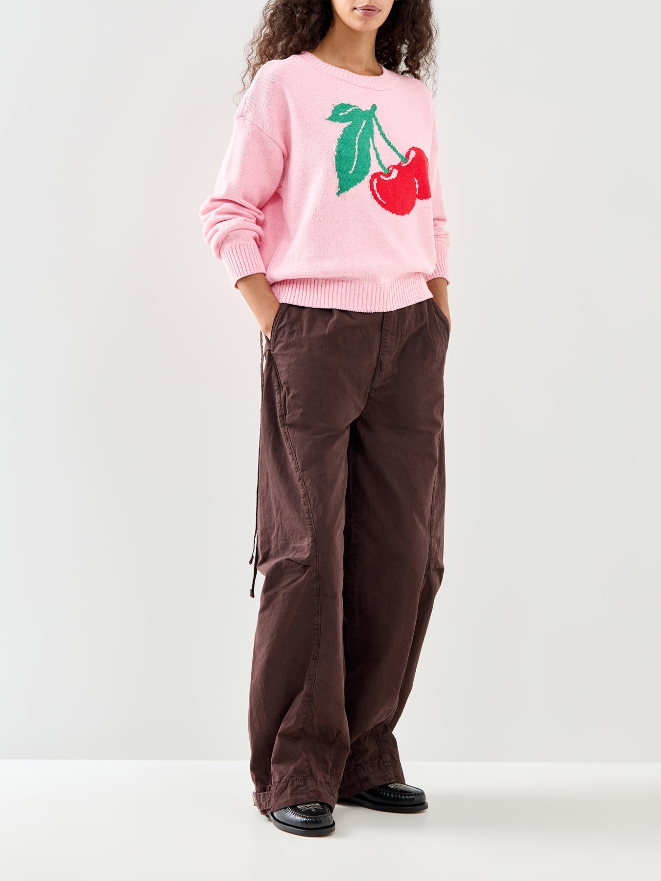 Elise Knit Jumper Pink