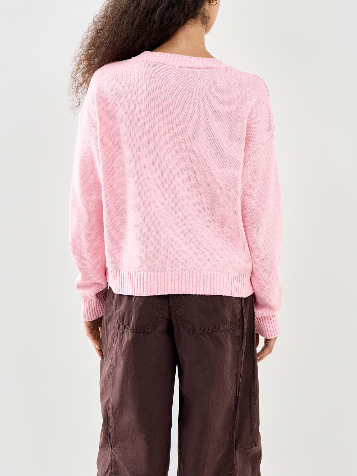 Elise Knit Jumper Pink