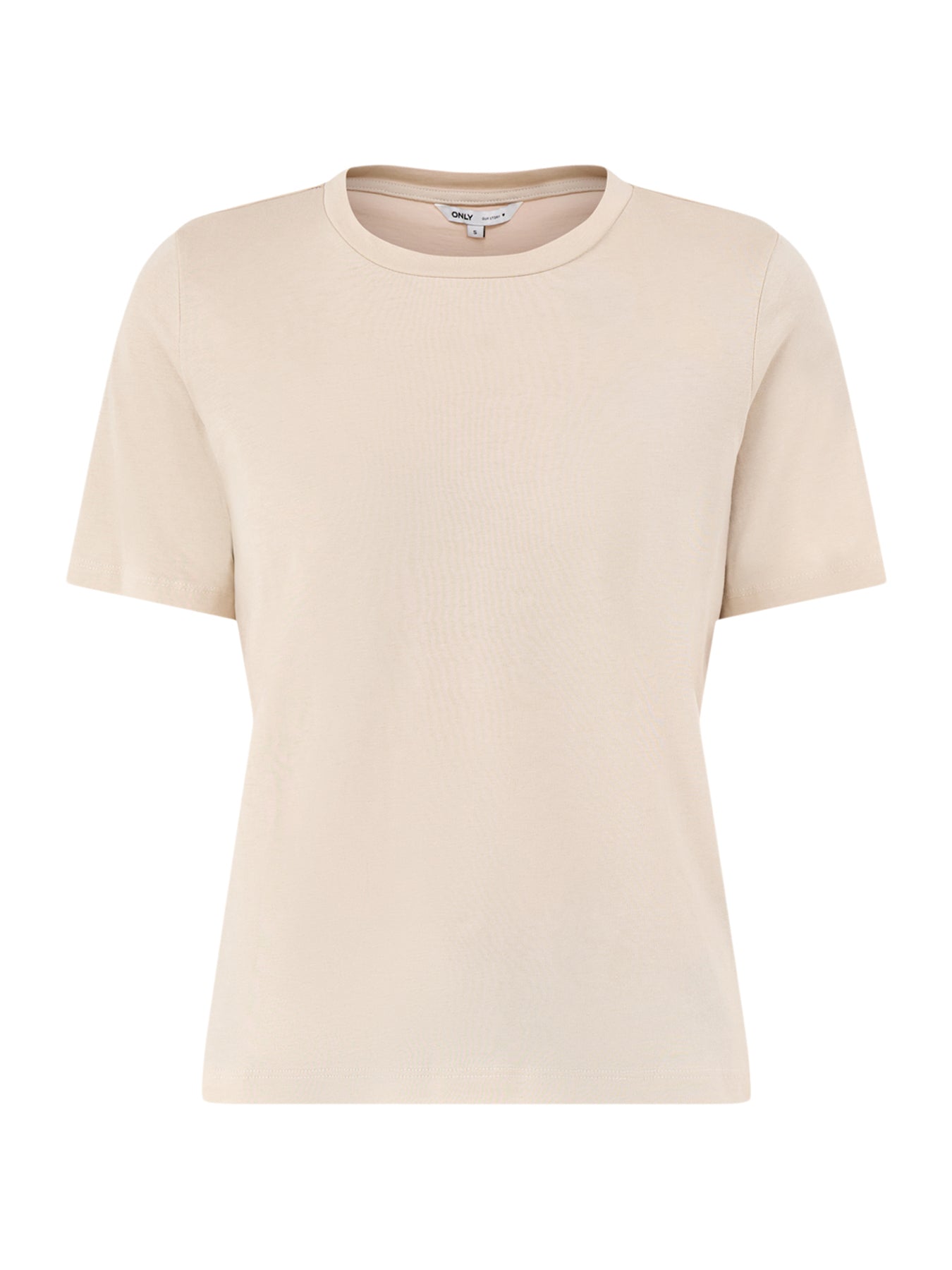 Short Sleeve T Shirt Beige