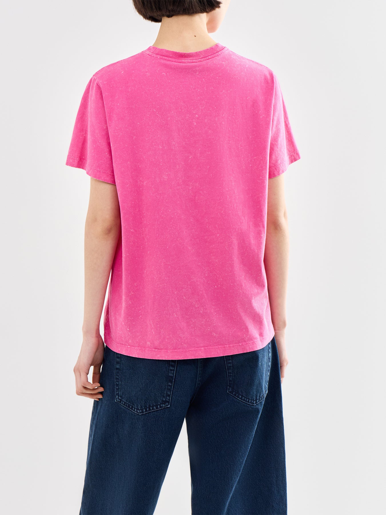 Future Essentials Washed Effect Tee Pink