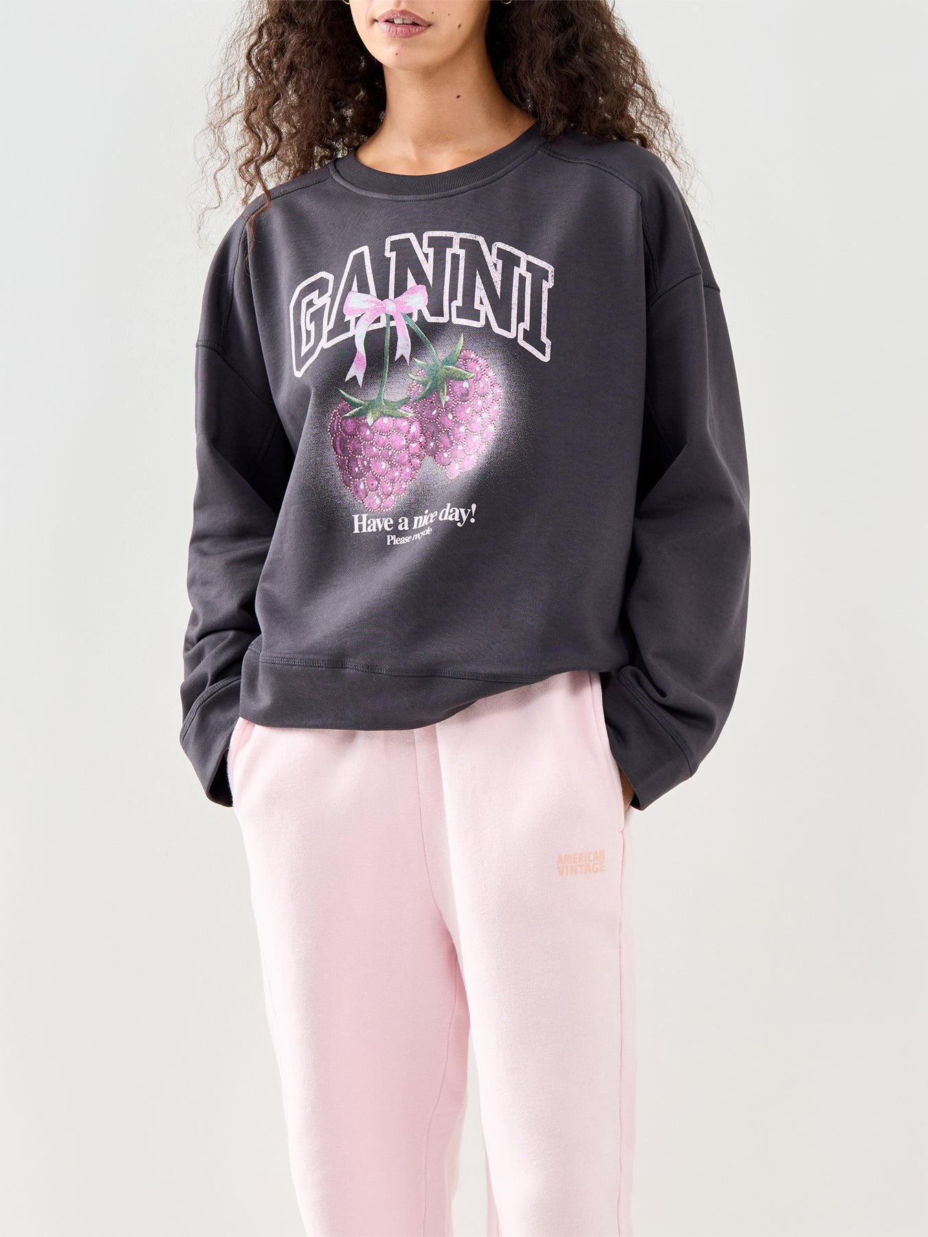 Isoli Crewneck Raspberry Grey