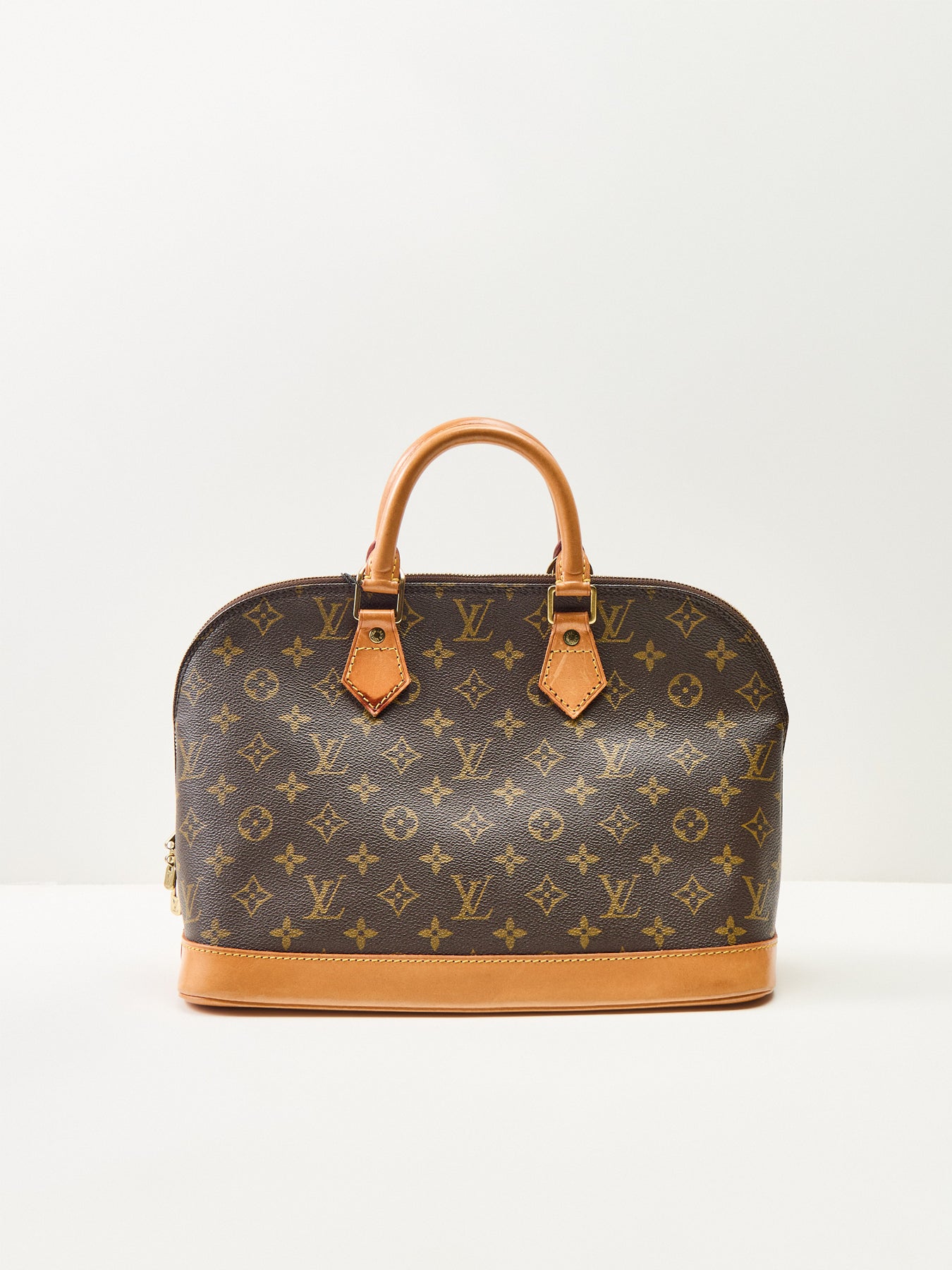 Vintage Louis Vuitton Monogram Alma PM Bag Brown