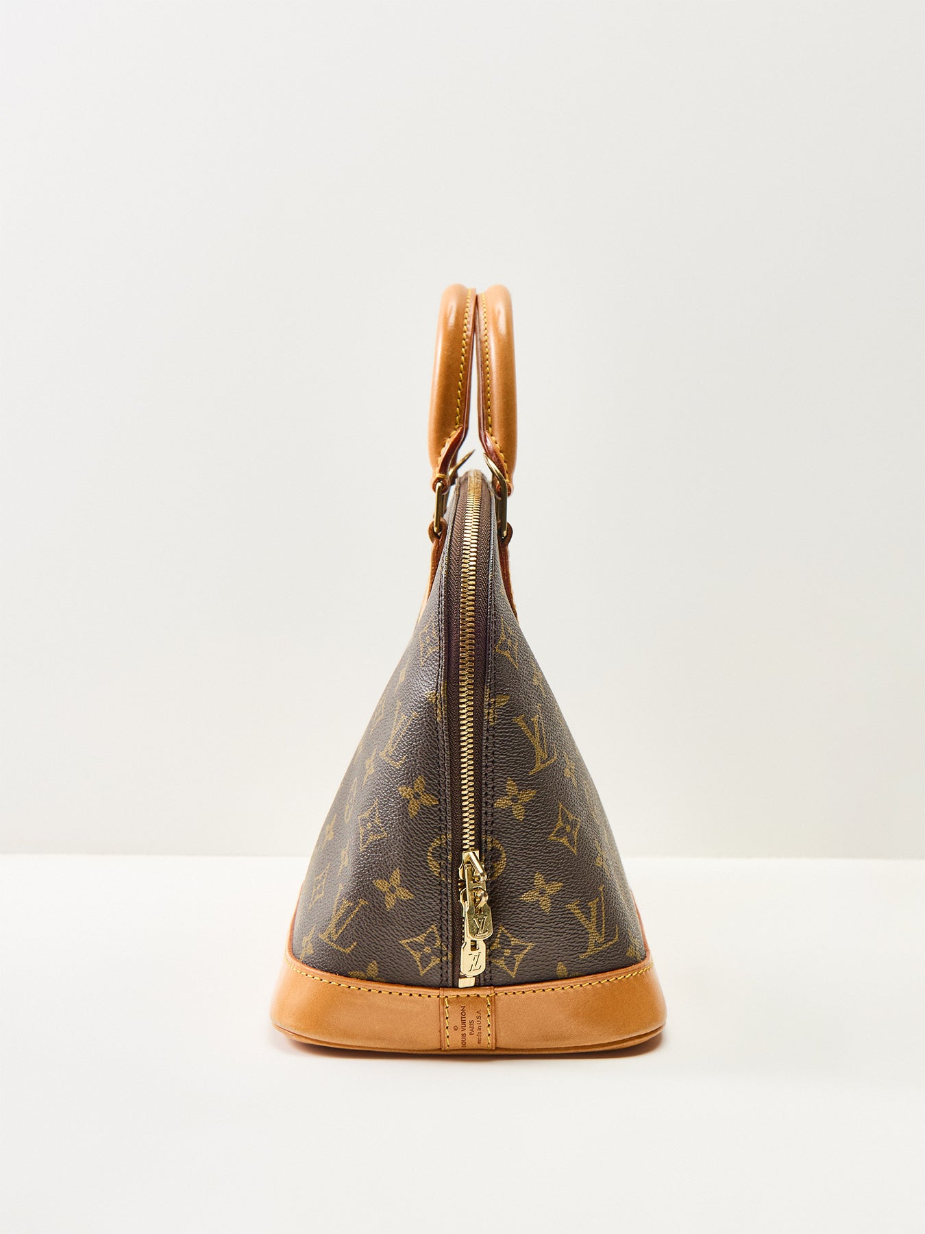 Vintage Louis Vuitton Monogram Alma PM Bag Brown