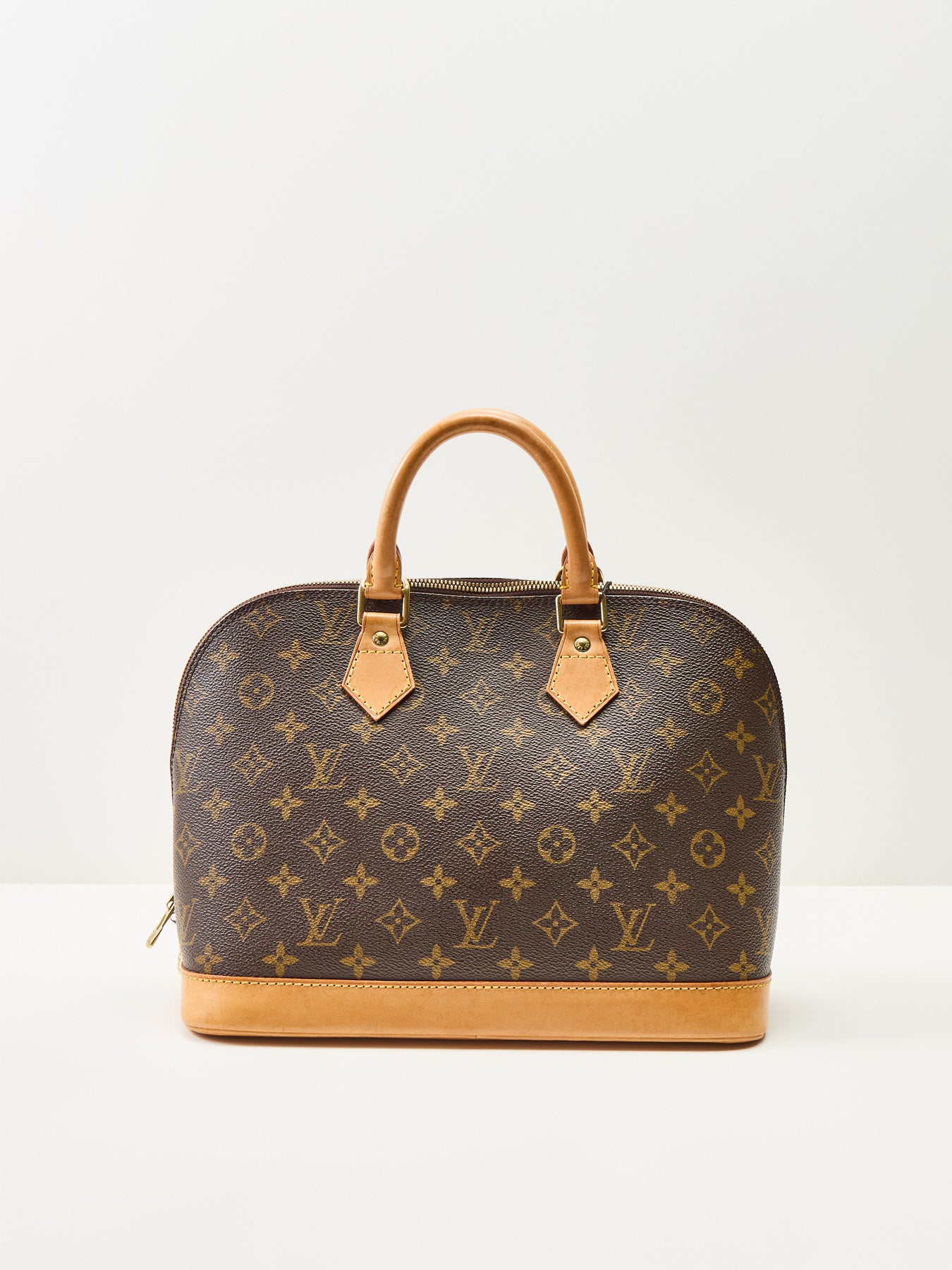 Vintage Louis Vuitton Monogram Alma PM Bag Brown