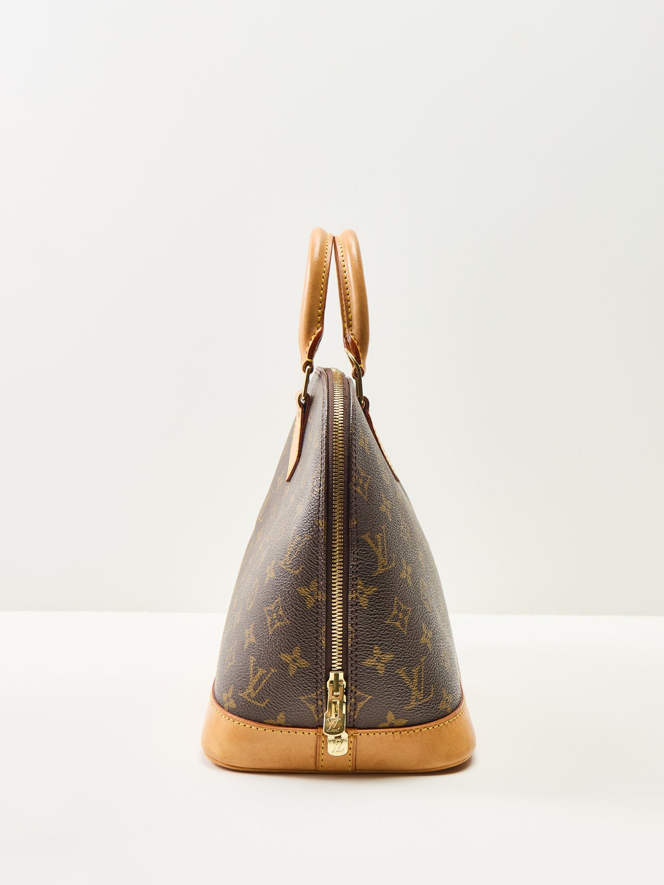 Vintage Louis Vuitton Monogram Alma PM Bag Brown