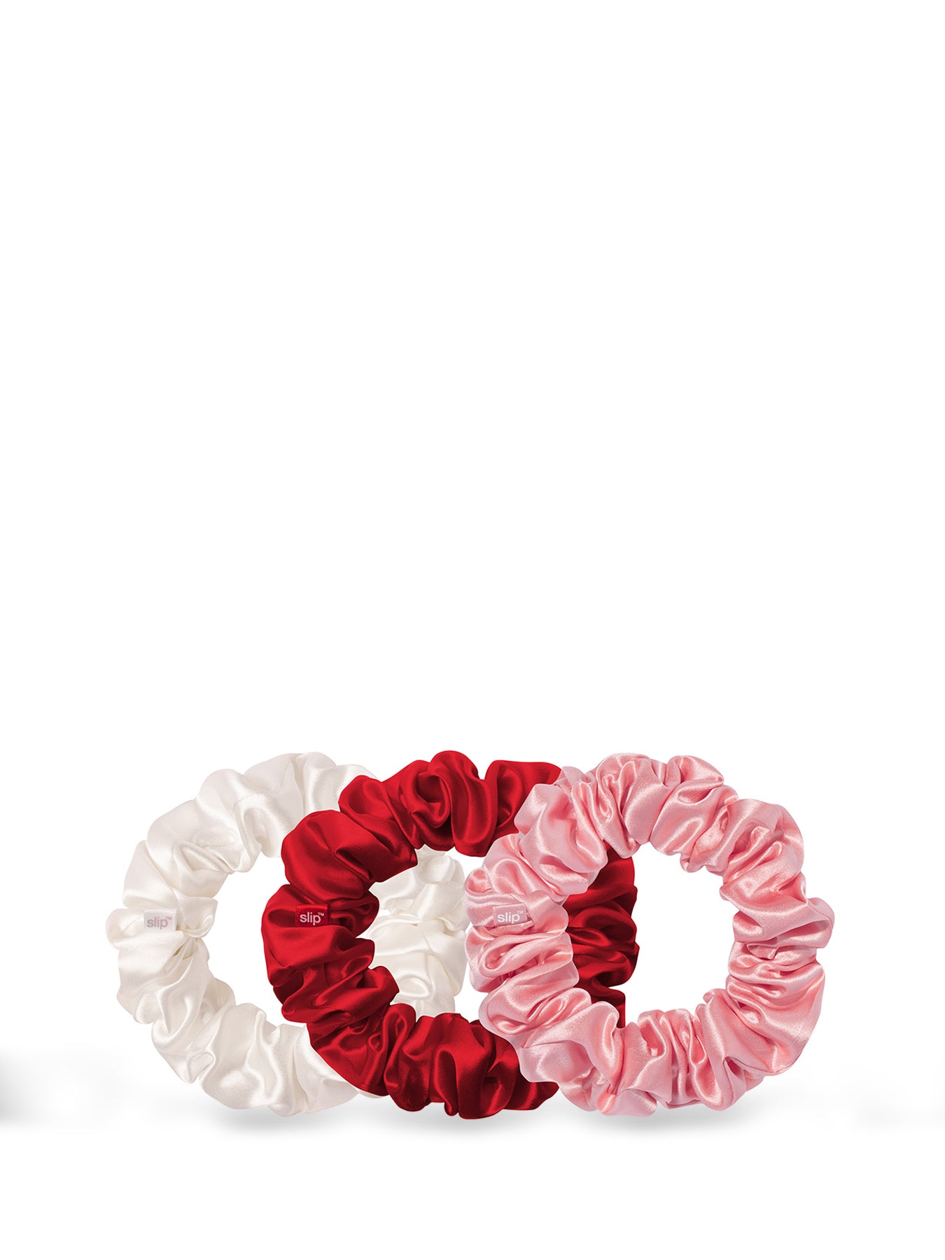 Pure Silk Large Scrunchies Rosy