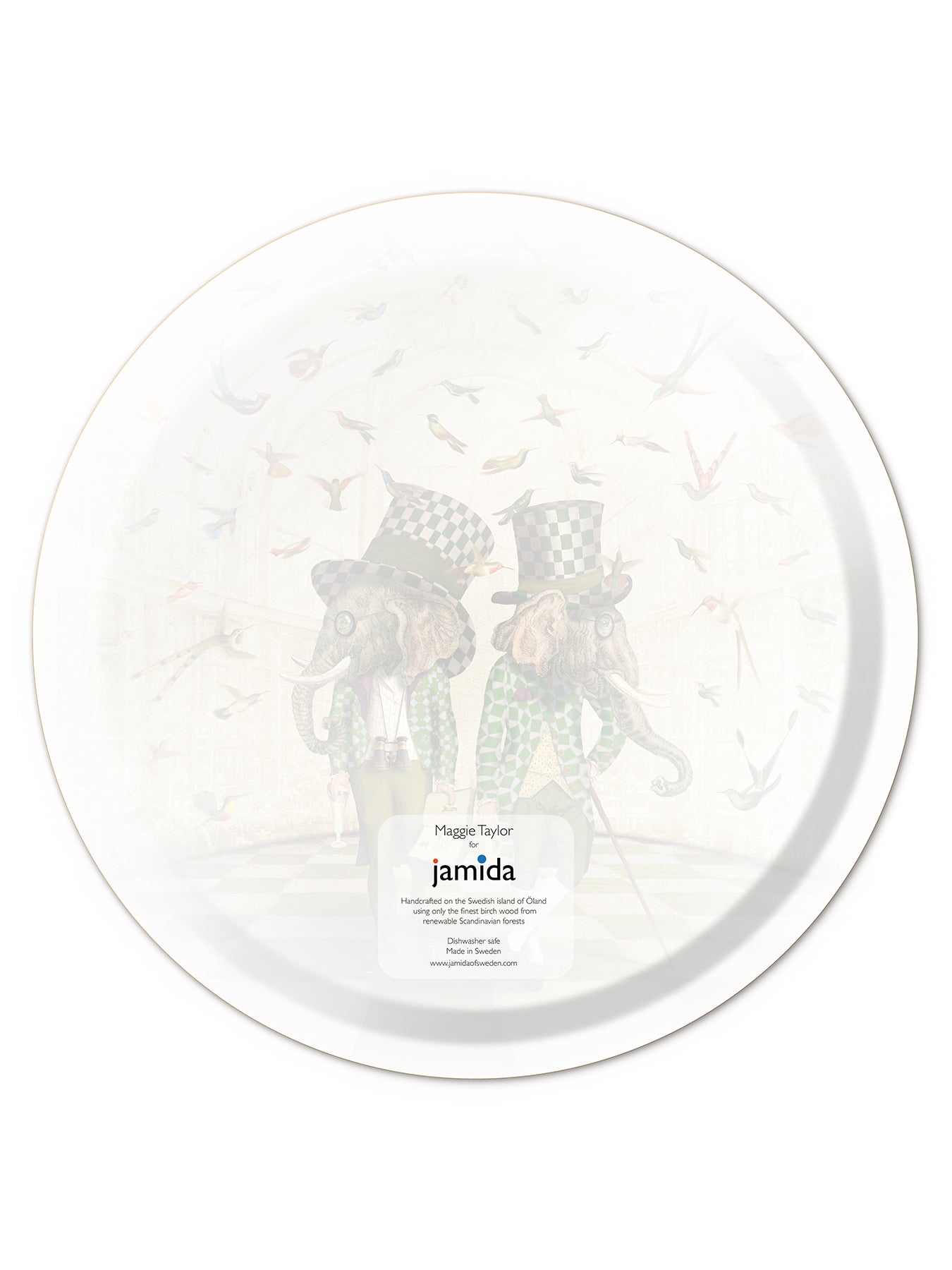 Bird Watchers Round Tray 39cm