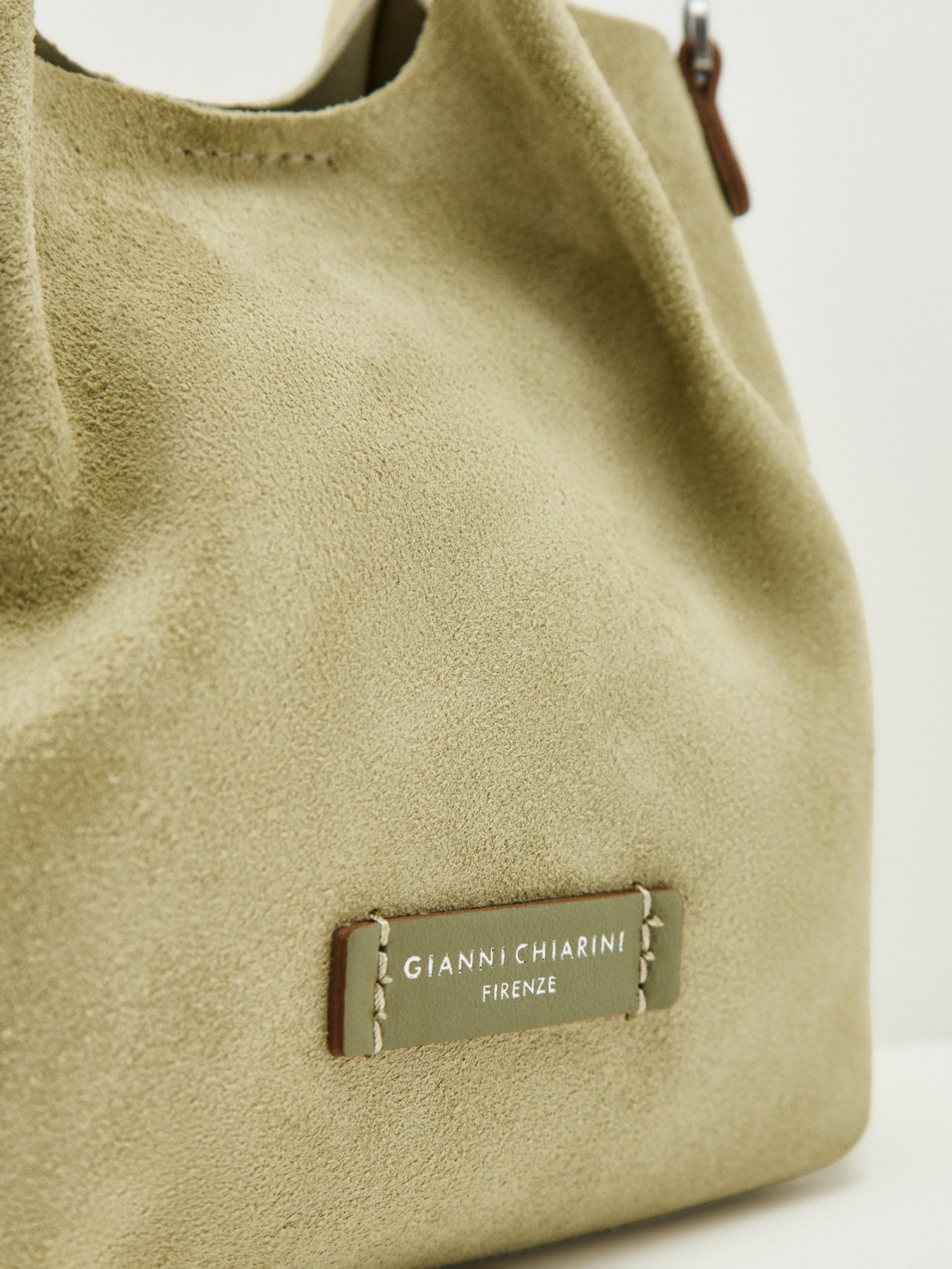 Dua S Suede Crossbody Bag Green
