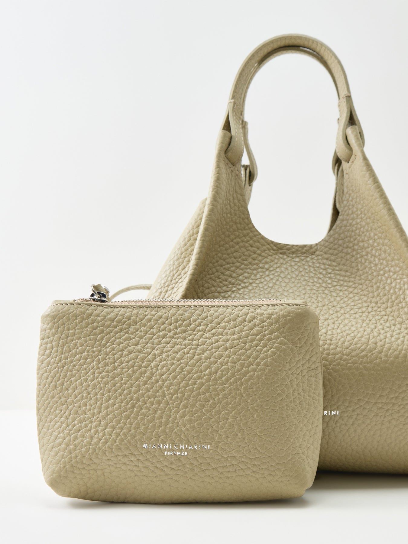 Dua Leather Crossbody Bag Green