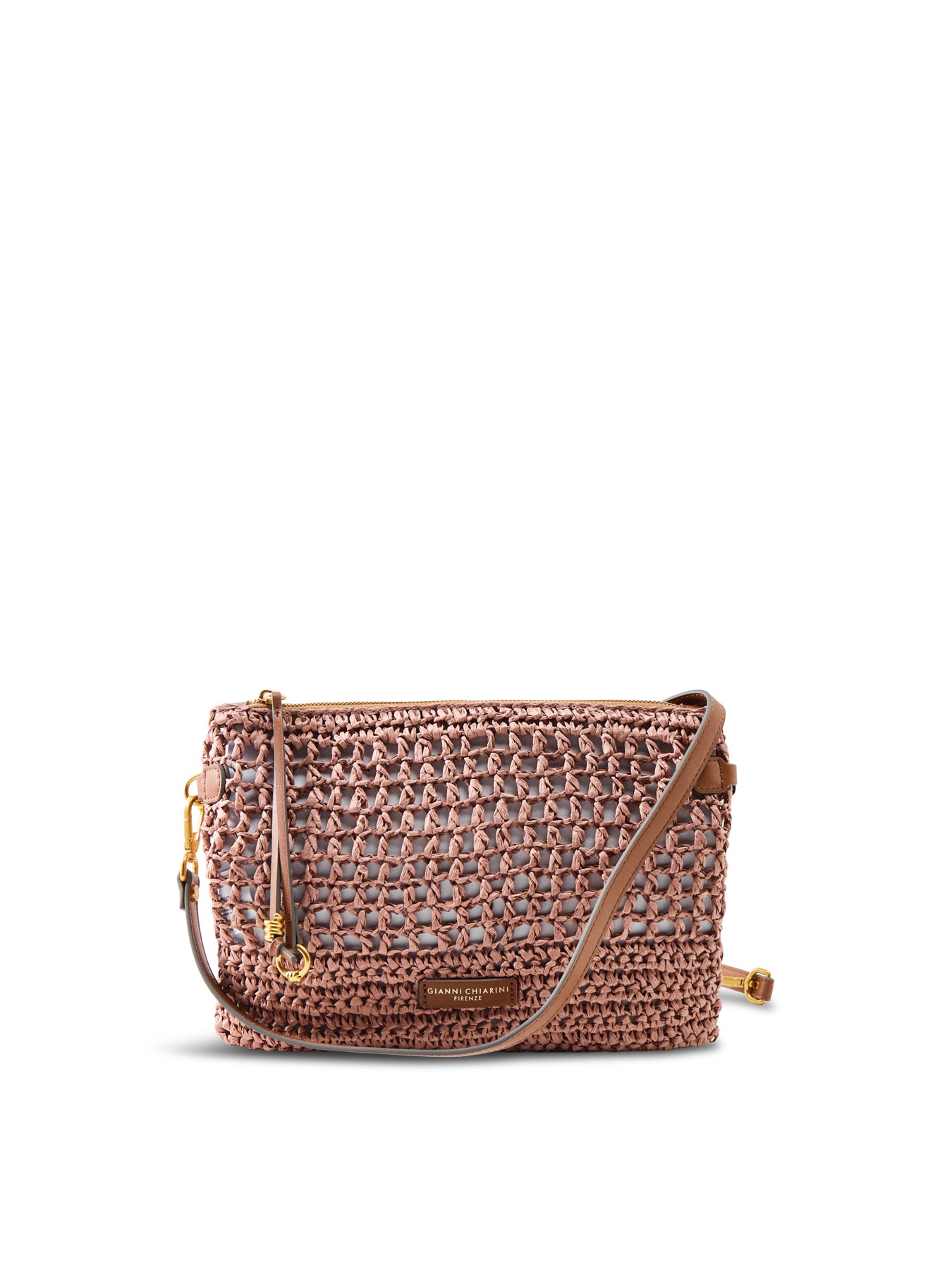 Gianni Chiarini Nefeli Paper Pouch Pink