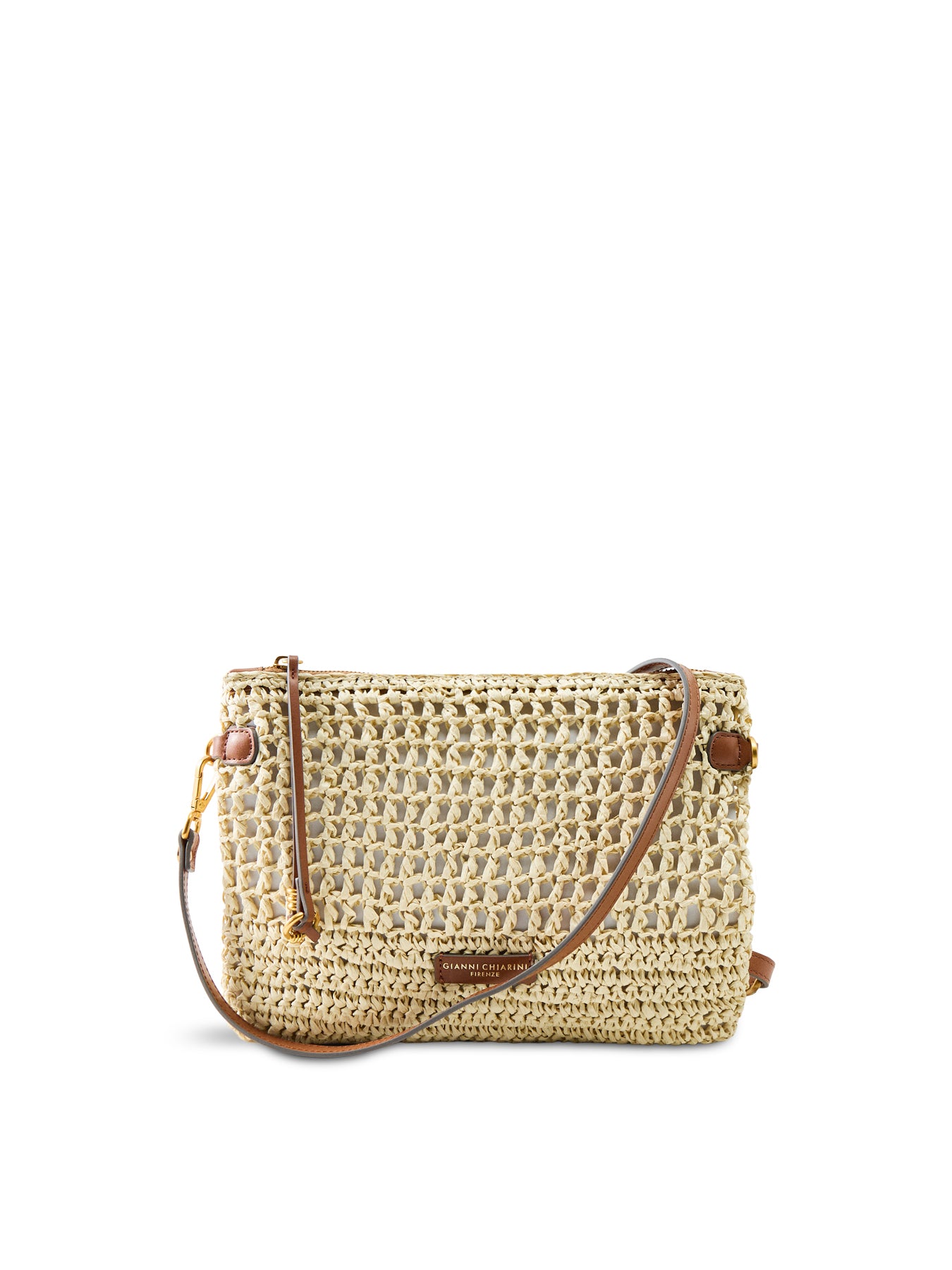 Gianni Chiarini Nefeli Paper Pouch Cream