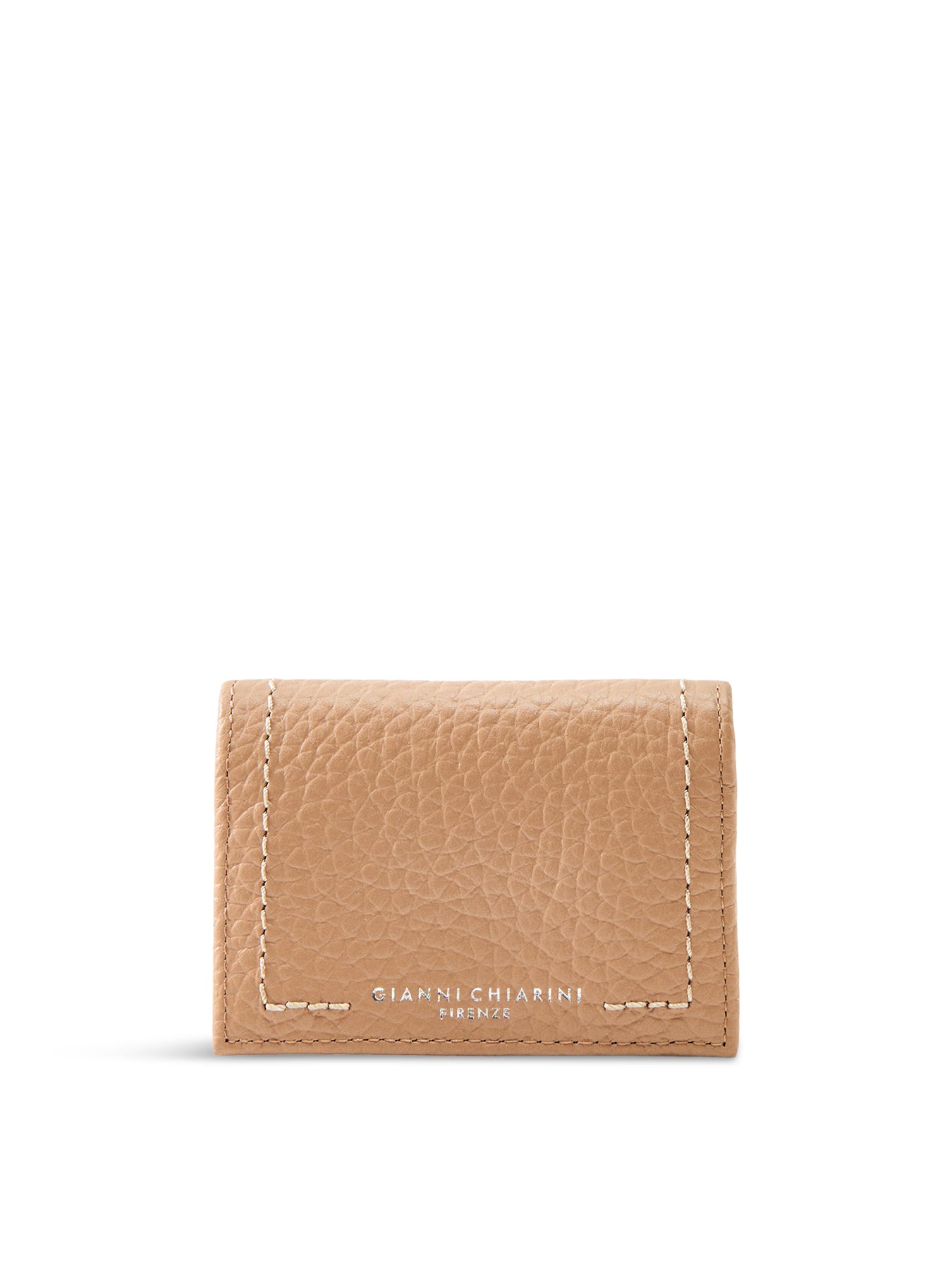 Flap Card Holder Tan