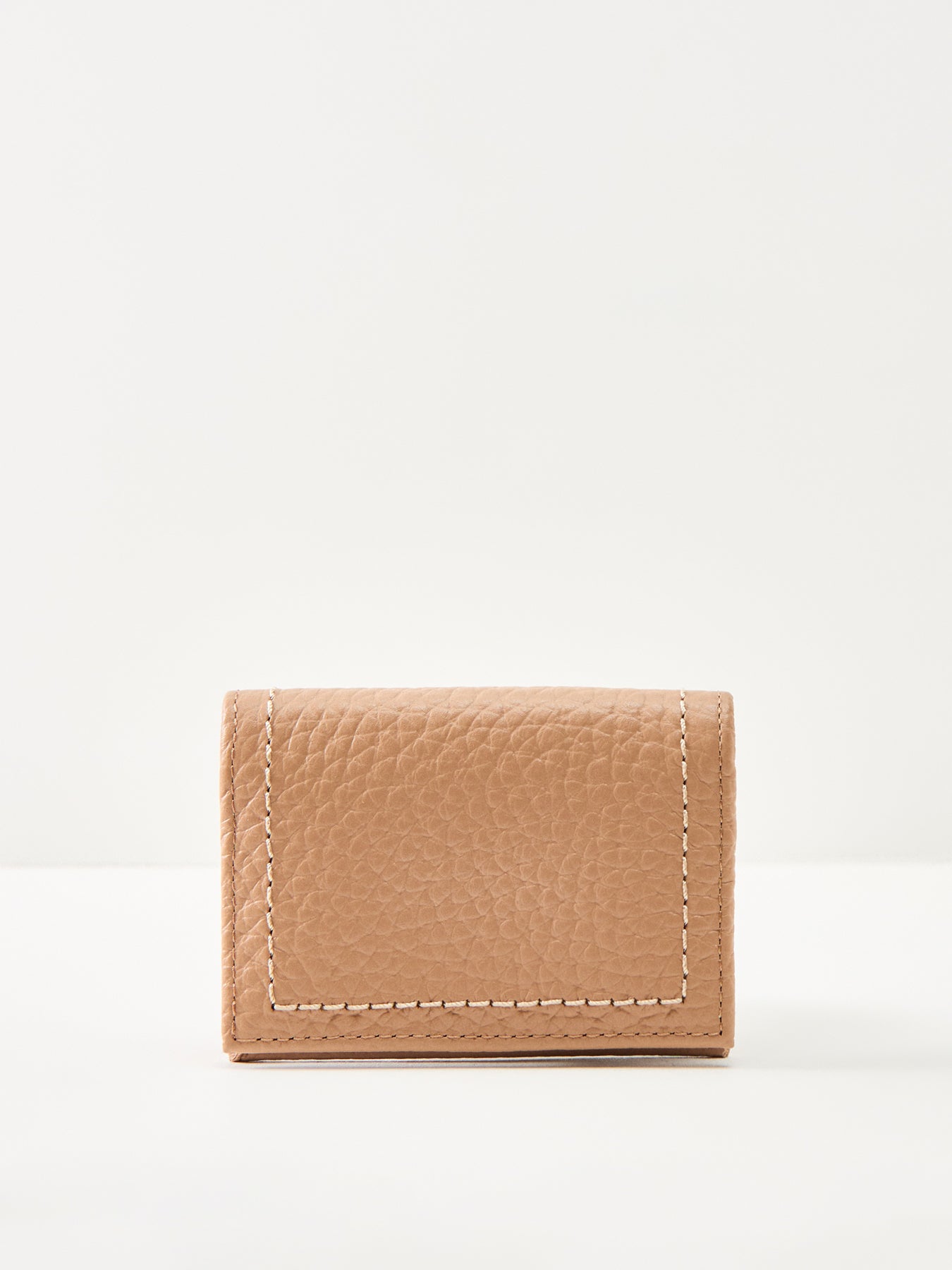 Flap Card Holder Tan
