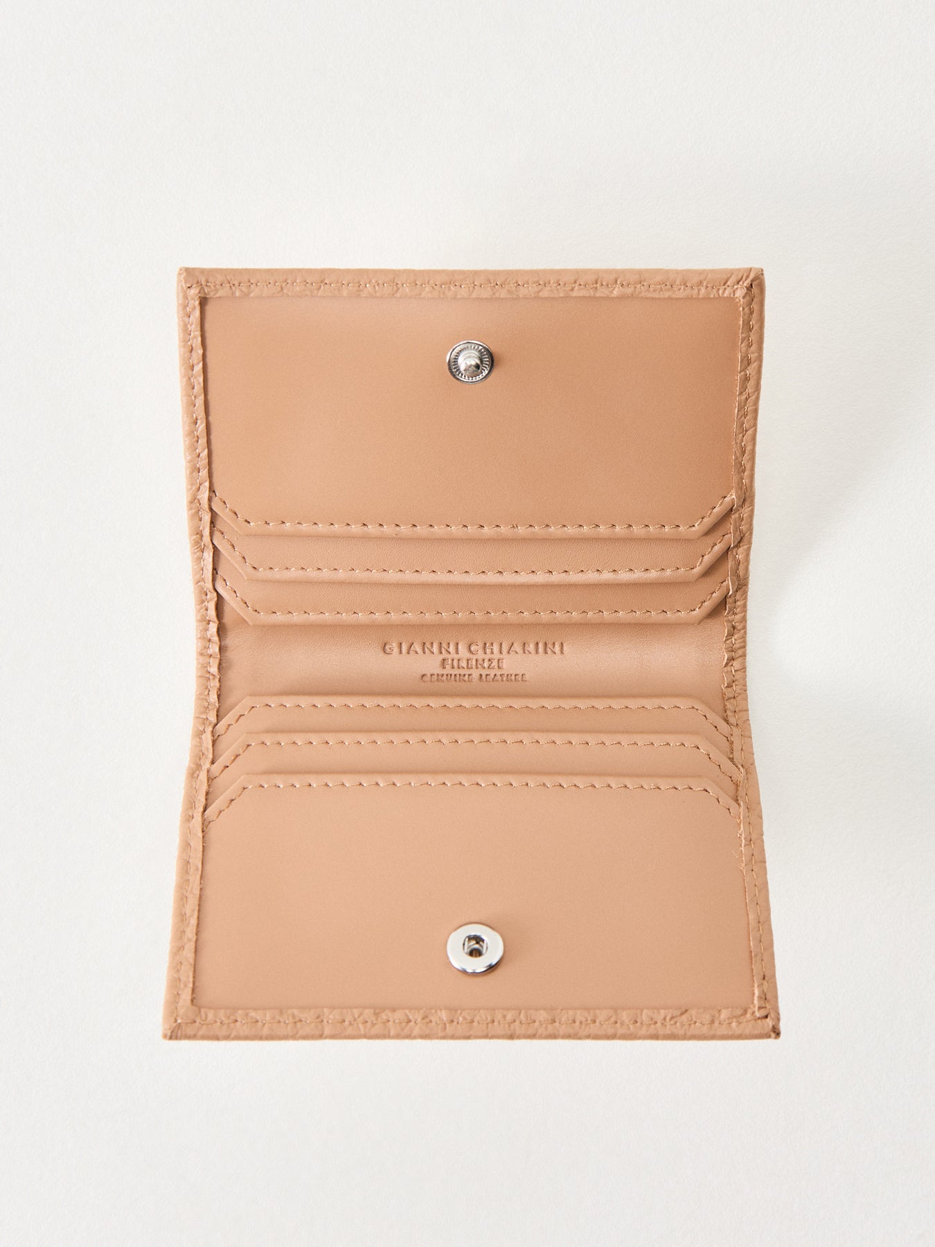 Flap Card Holder Tan