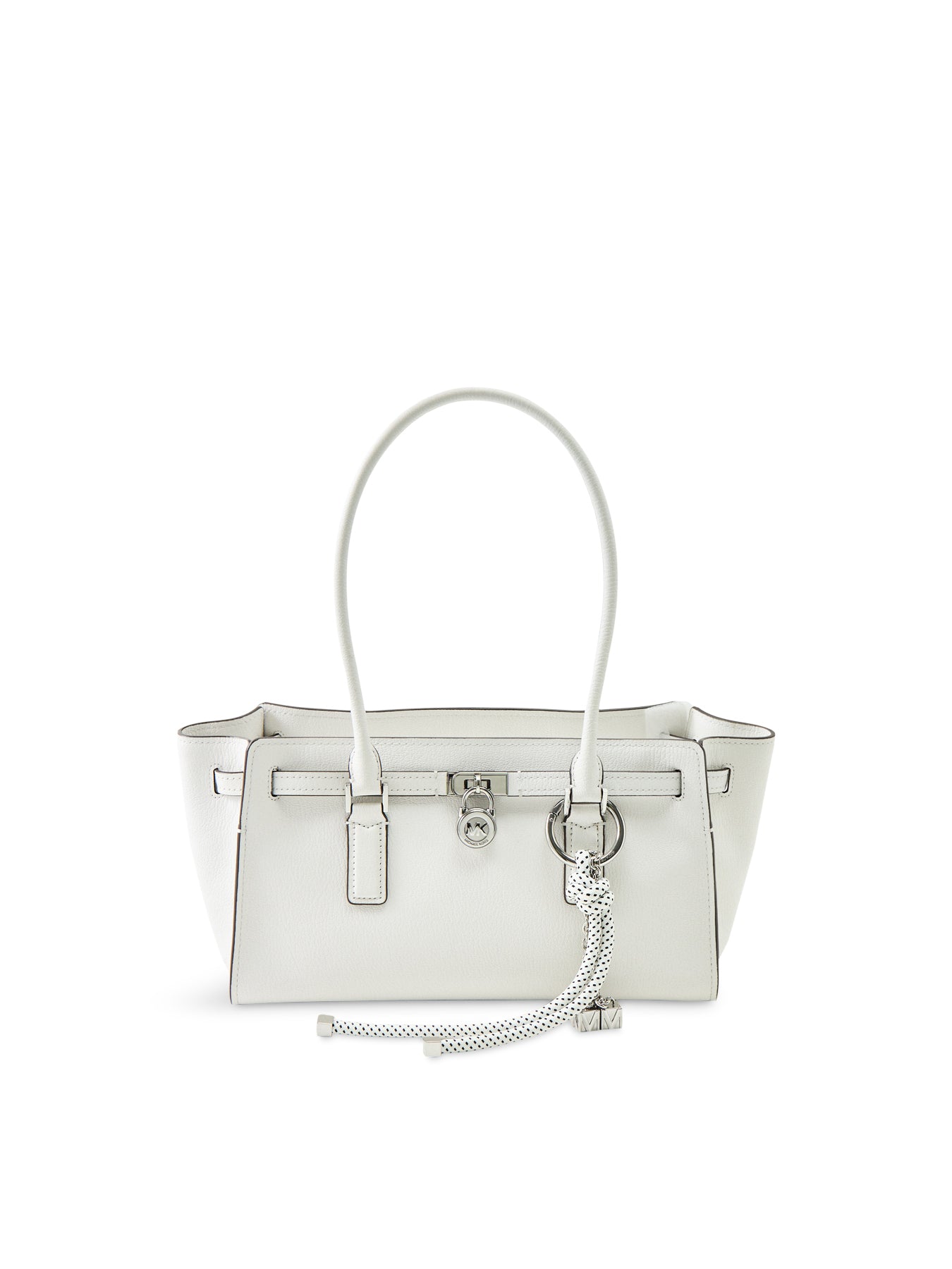Hamilton Moderne Small Shoulder Tote White