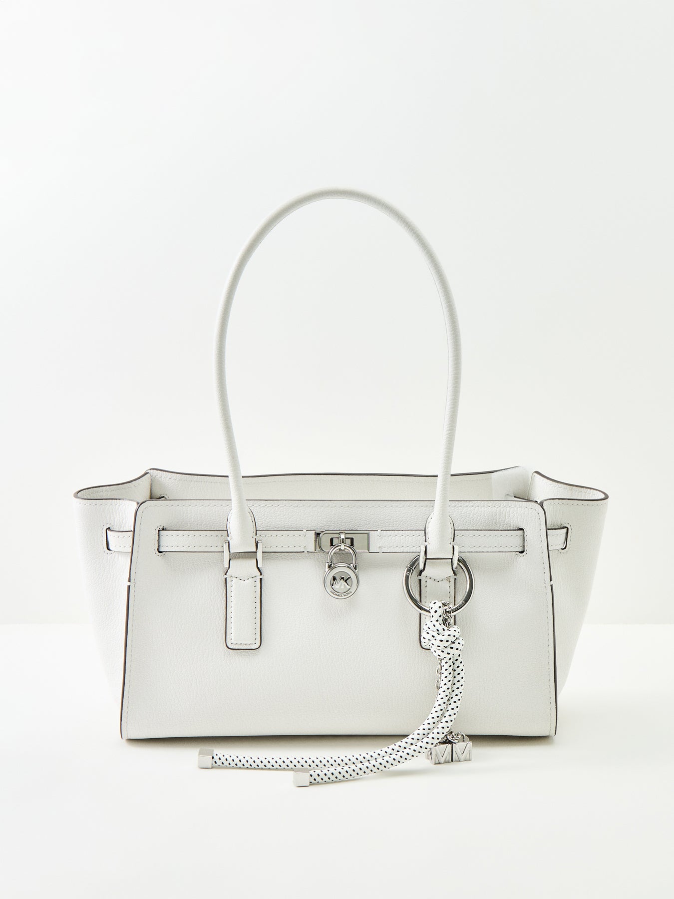 Hamilton Moderne Small Shoulder Tote White