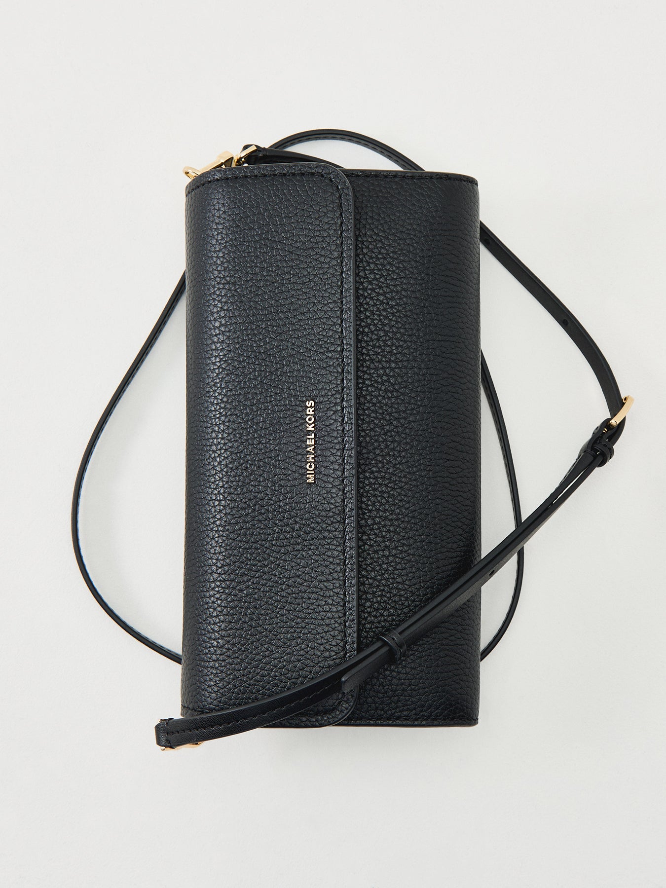 Jet Set Small Flap Crossbody Bag Black