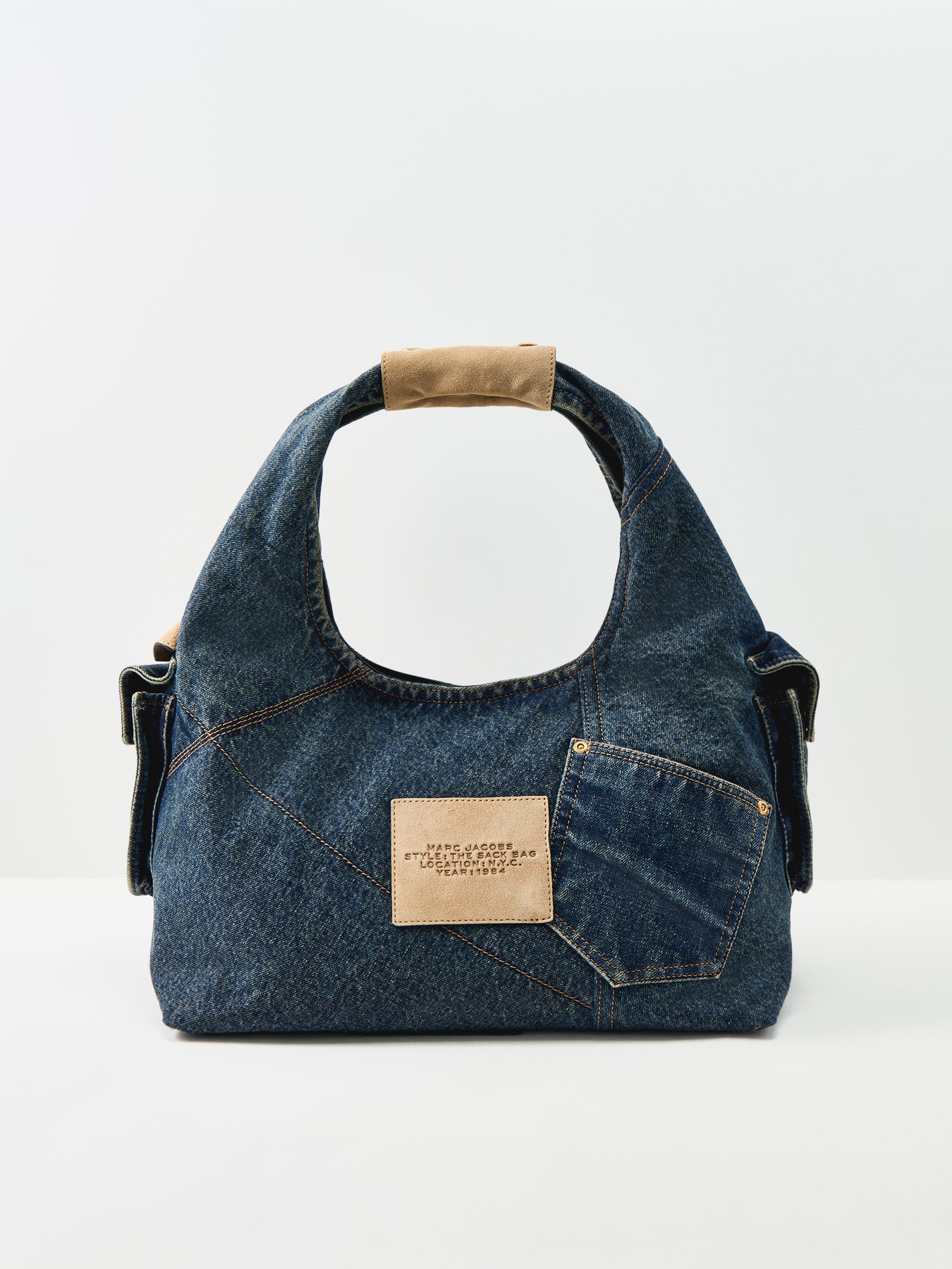 Medium Denim Tote Bag Blue