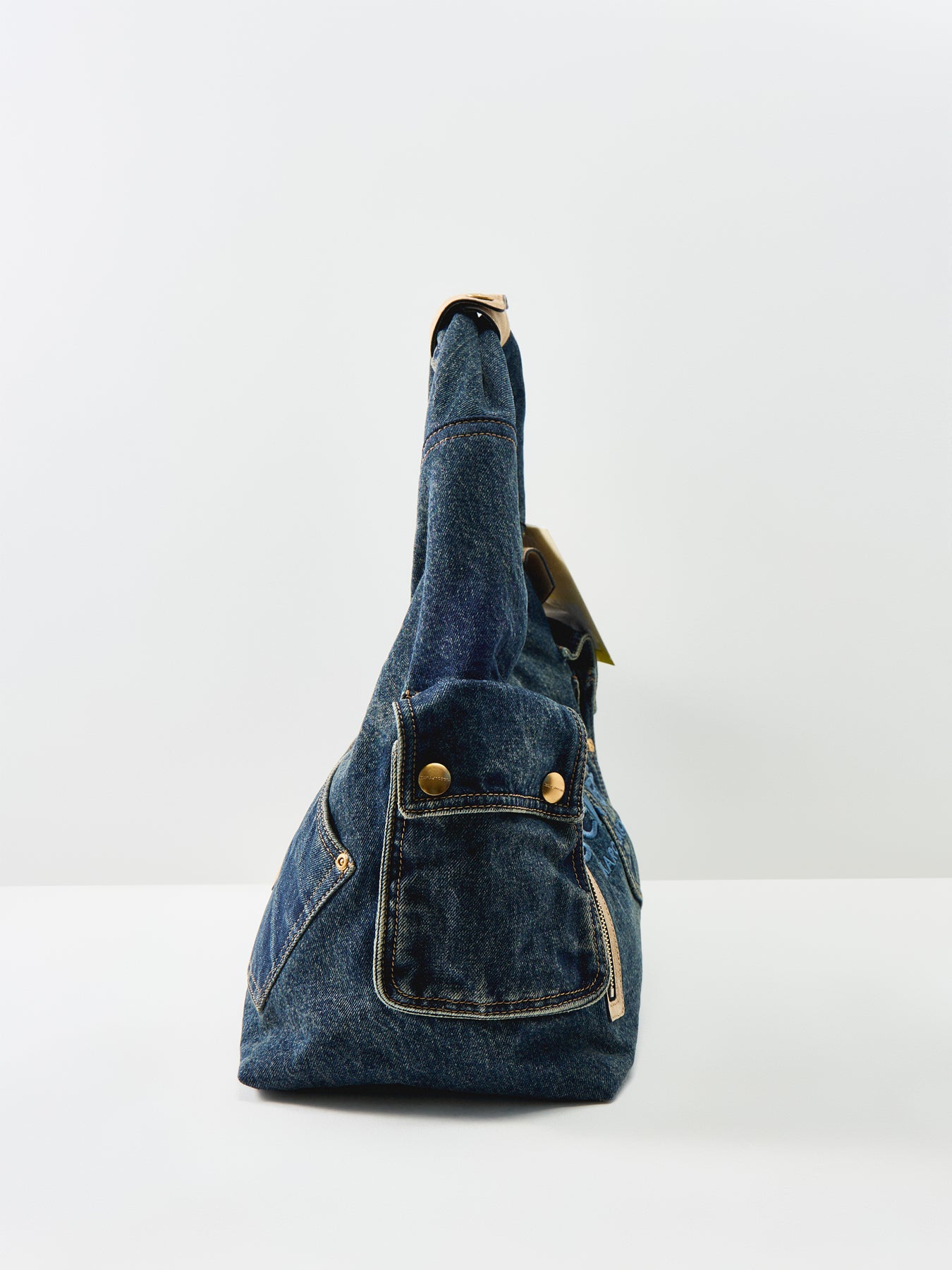 Medium Denim Tote Bag Blue