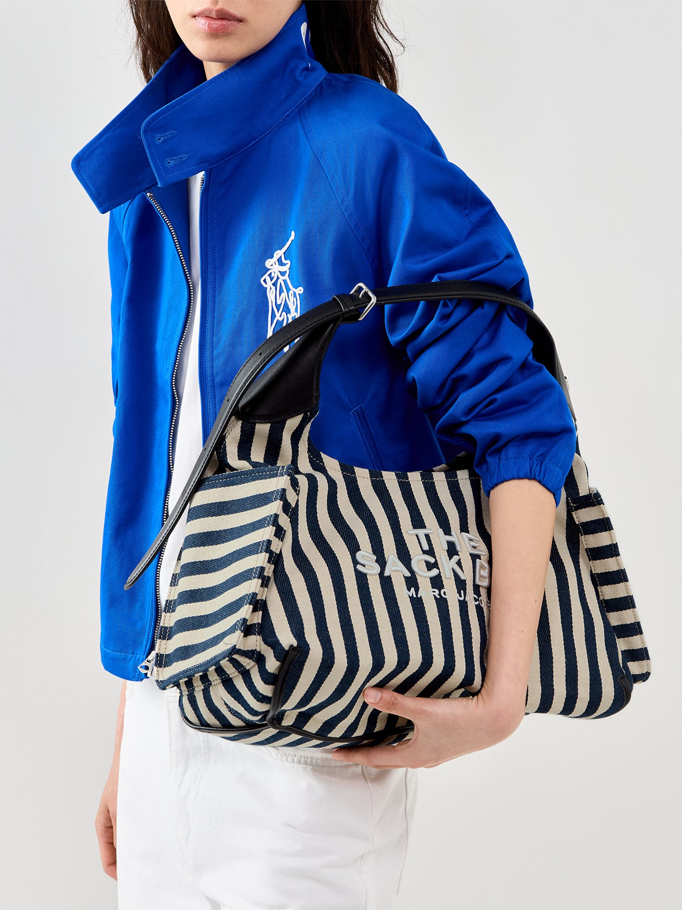 Belted Sack Shoulder Bag Multi