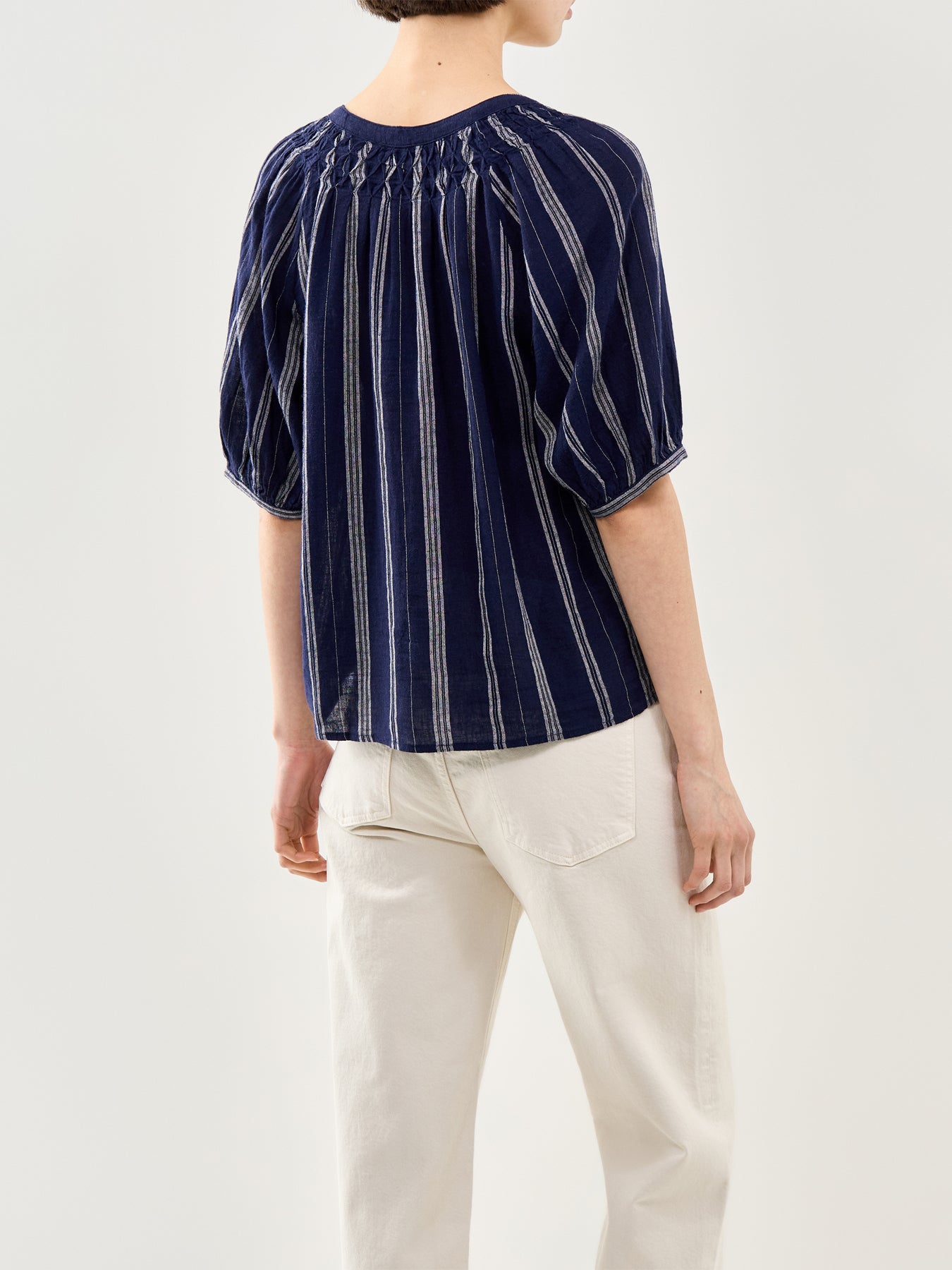Rix Short Sleeve Button Down Shirt Stripe