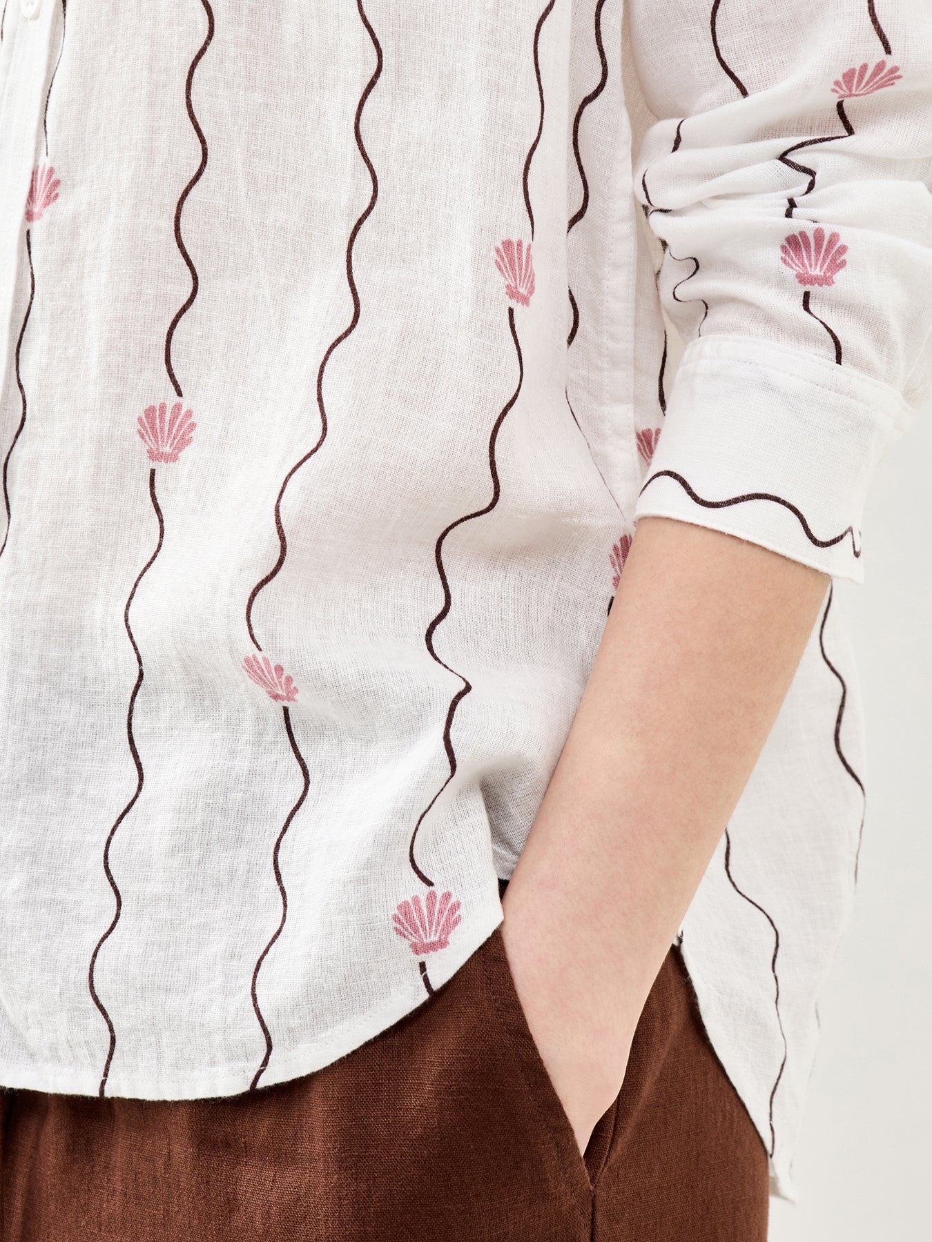 Charli Long Sleeve Button Down Shirt Stripe