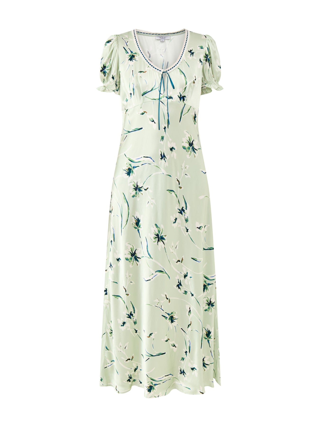 Allison Fitted Midi Dress Mint