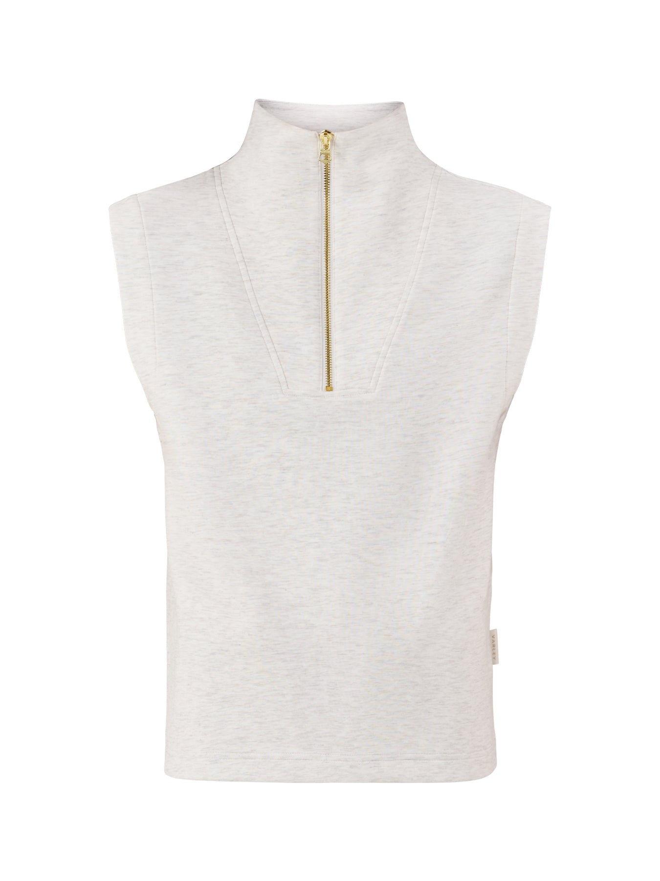 Magnolia Half Zip Tank Top Cream