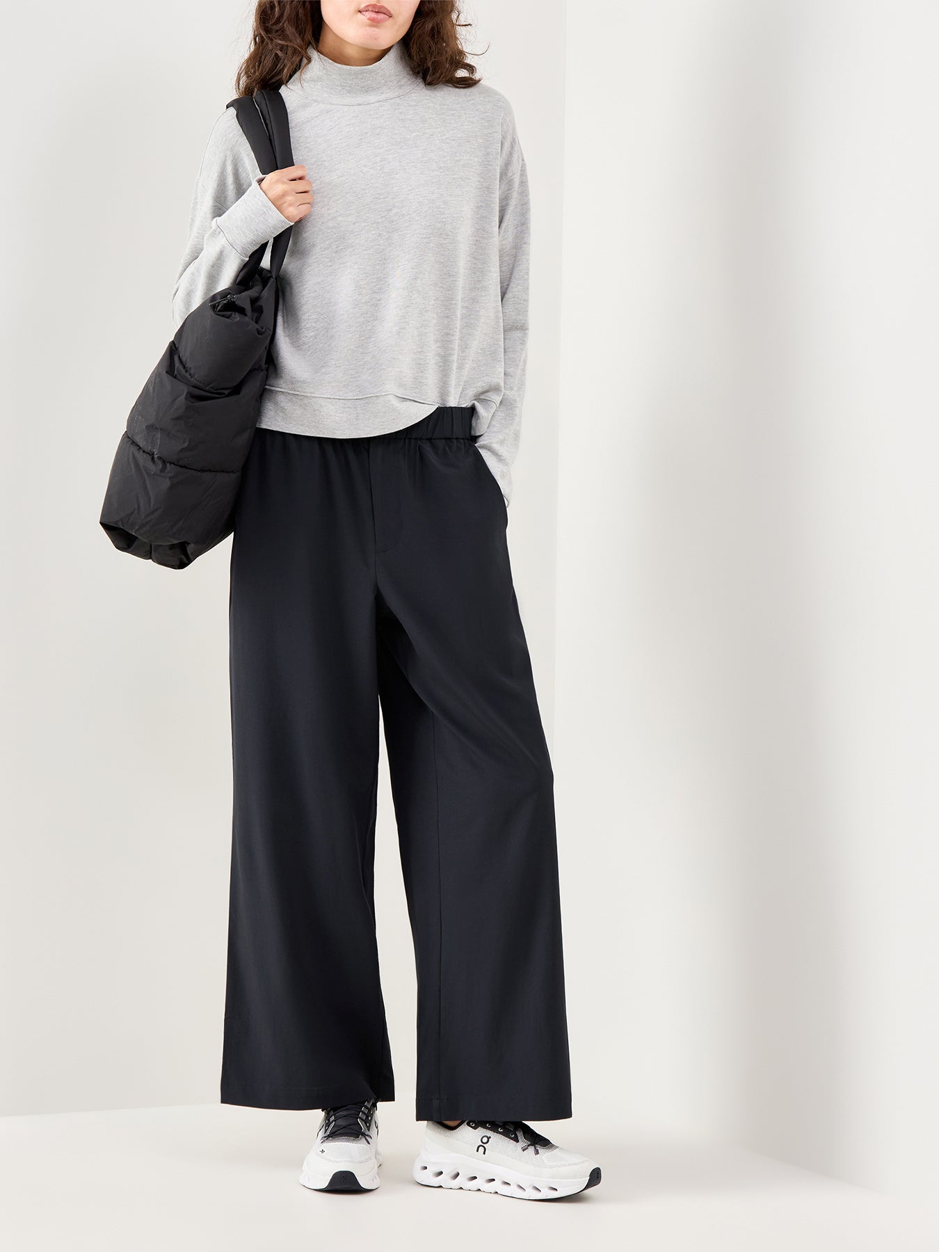 Kayson Wide Leg Trousers Black