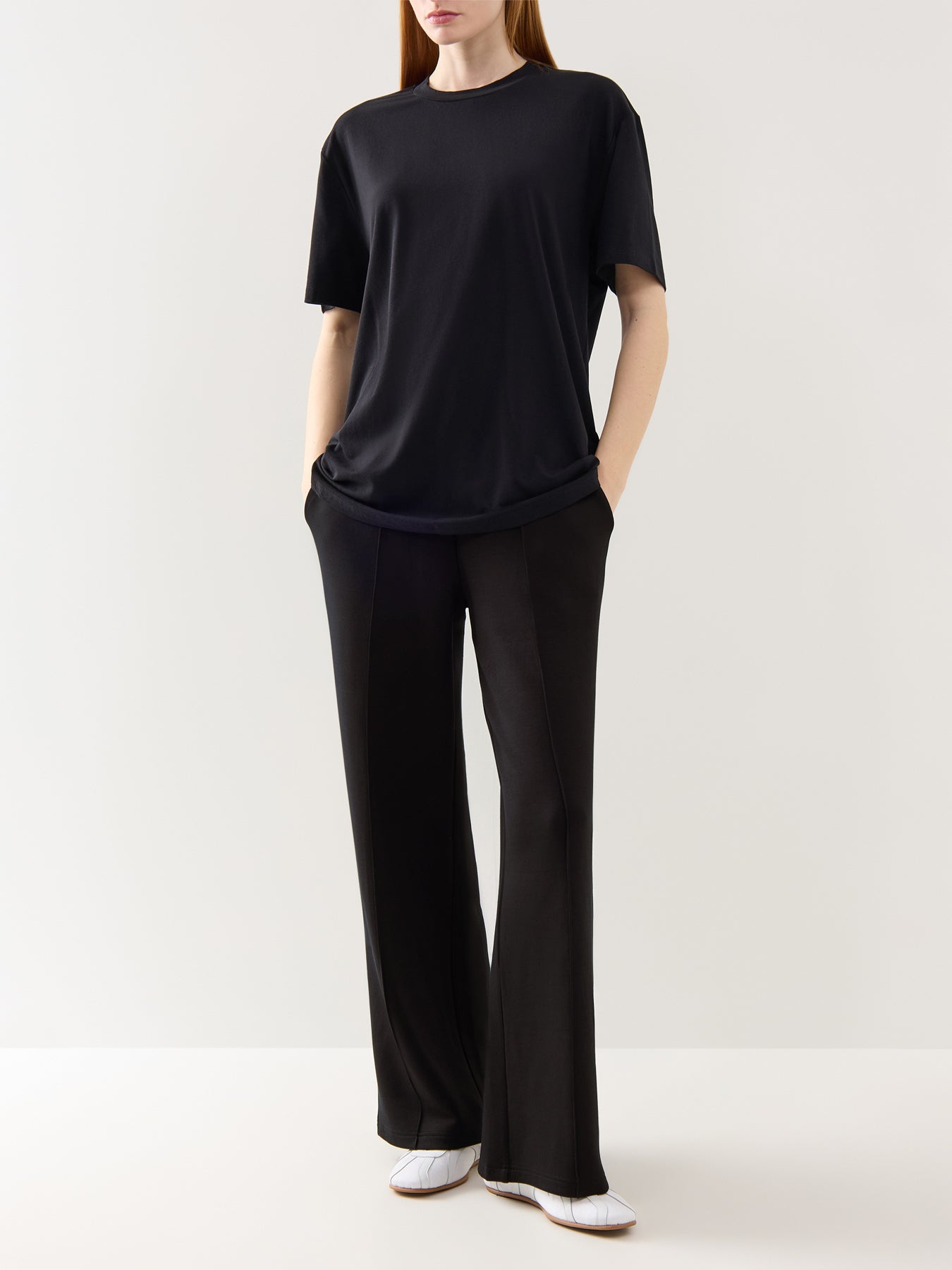 Leighton Boyfriend Tee Black