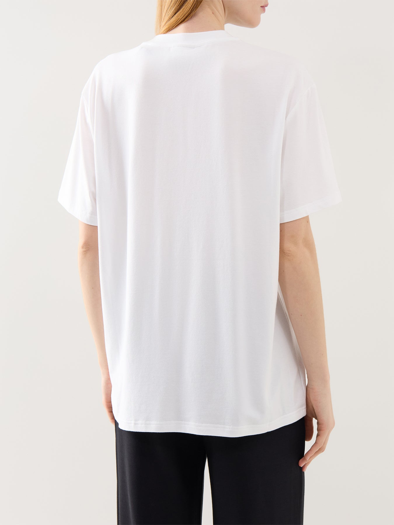 Leighton Boyfriend Tee White