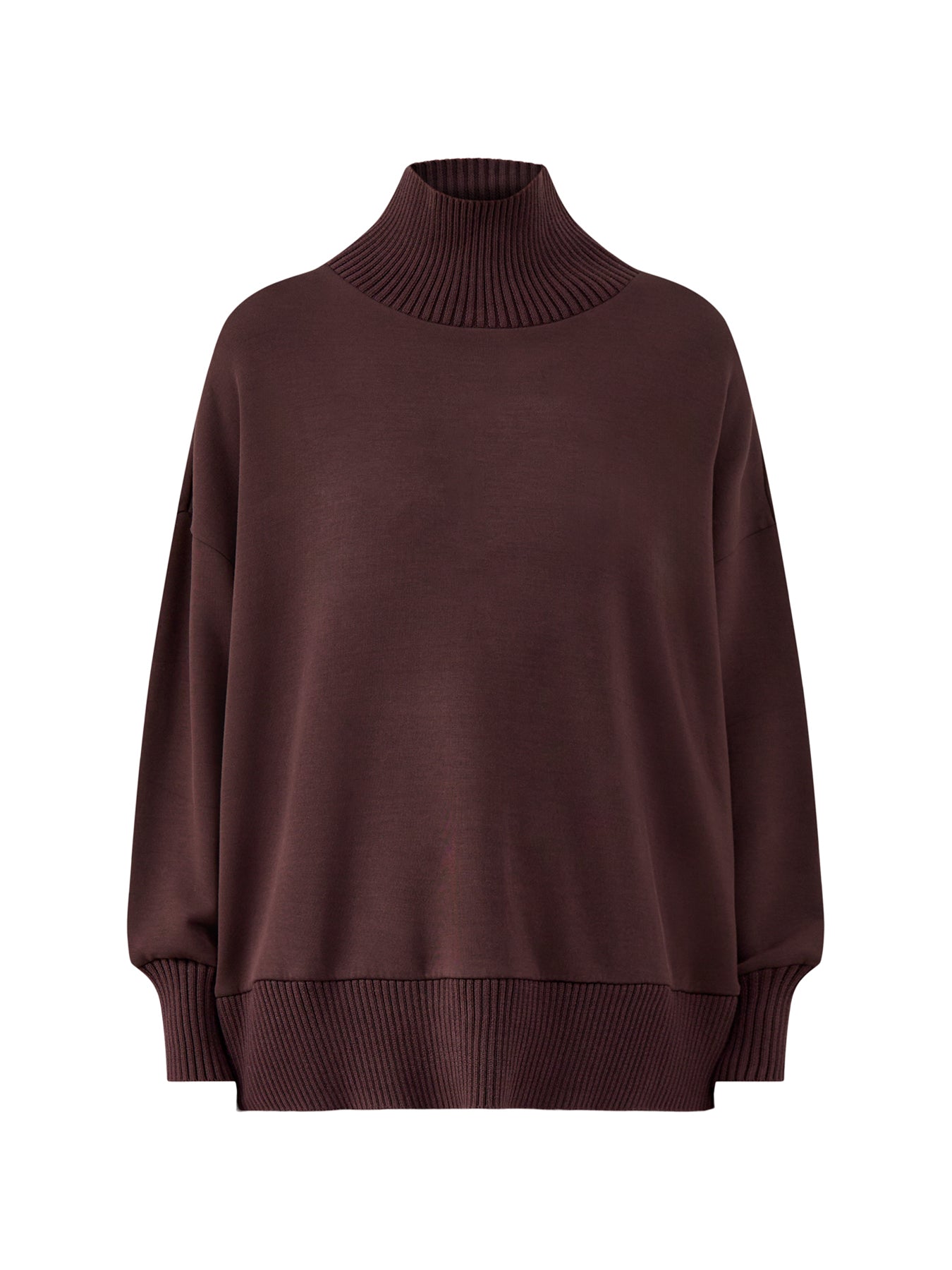 Barker High Neck Jumper Brown