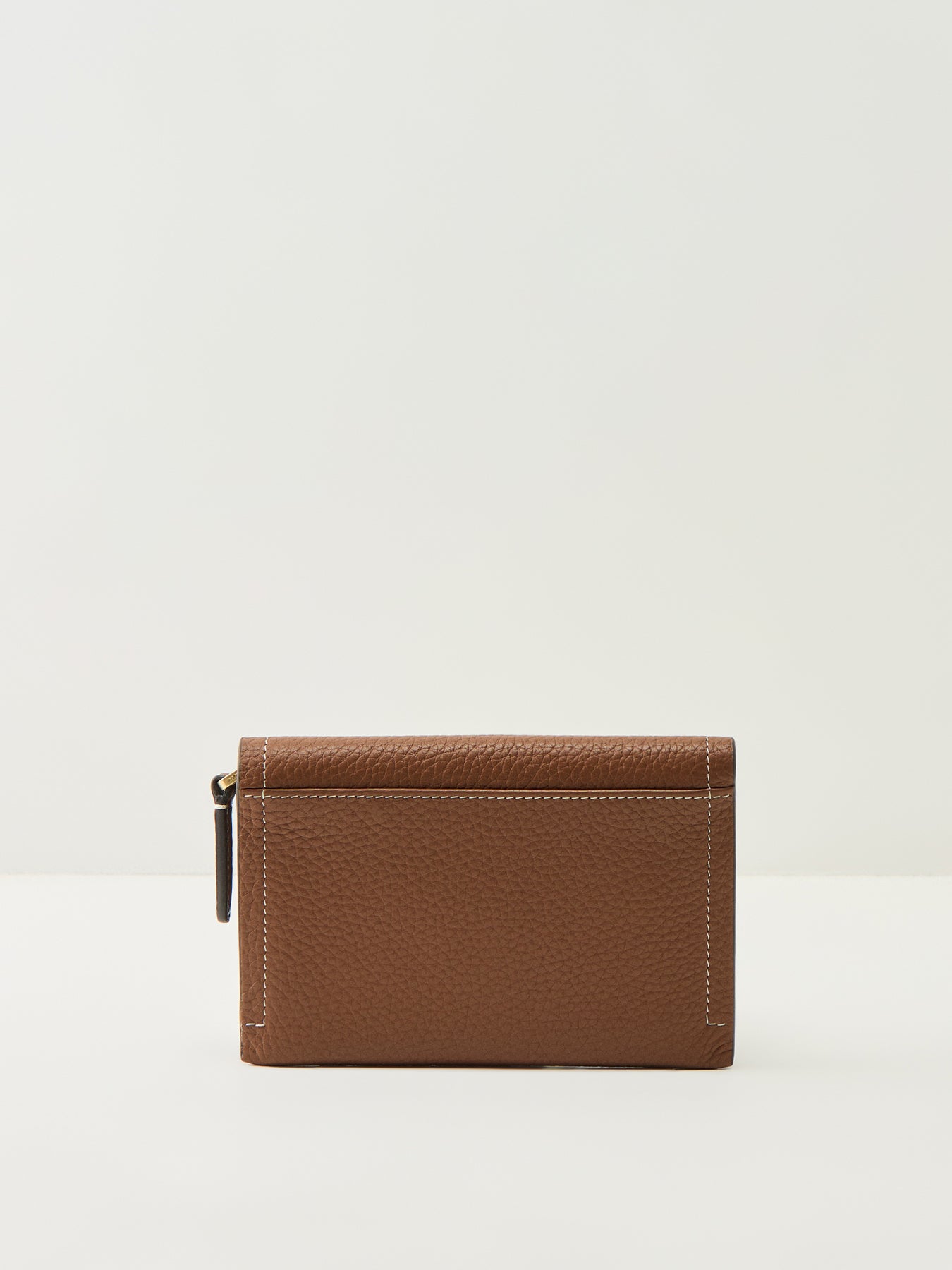 Oak Street Medium Flapover Purse Saddle