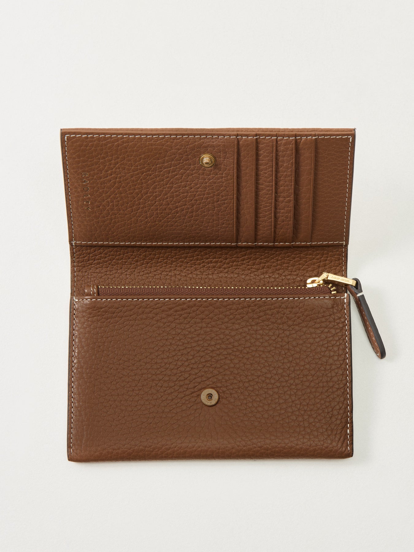 Oak Street Medium Flapover Purse Saddle