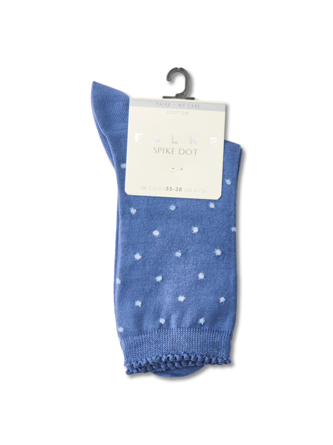 Spike Dot Socks Blue