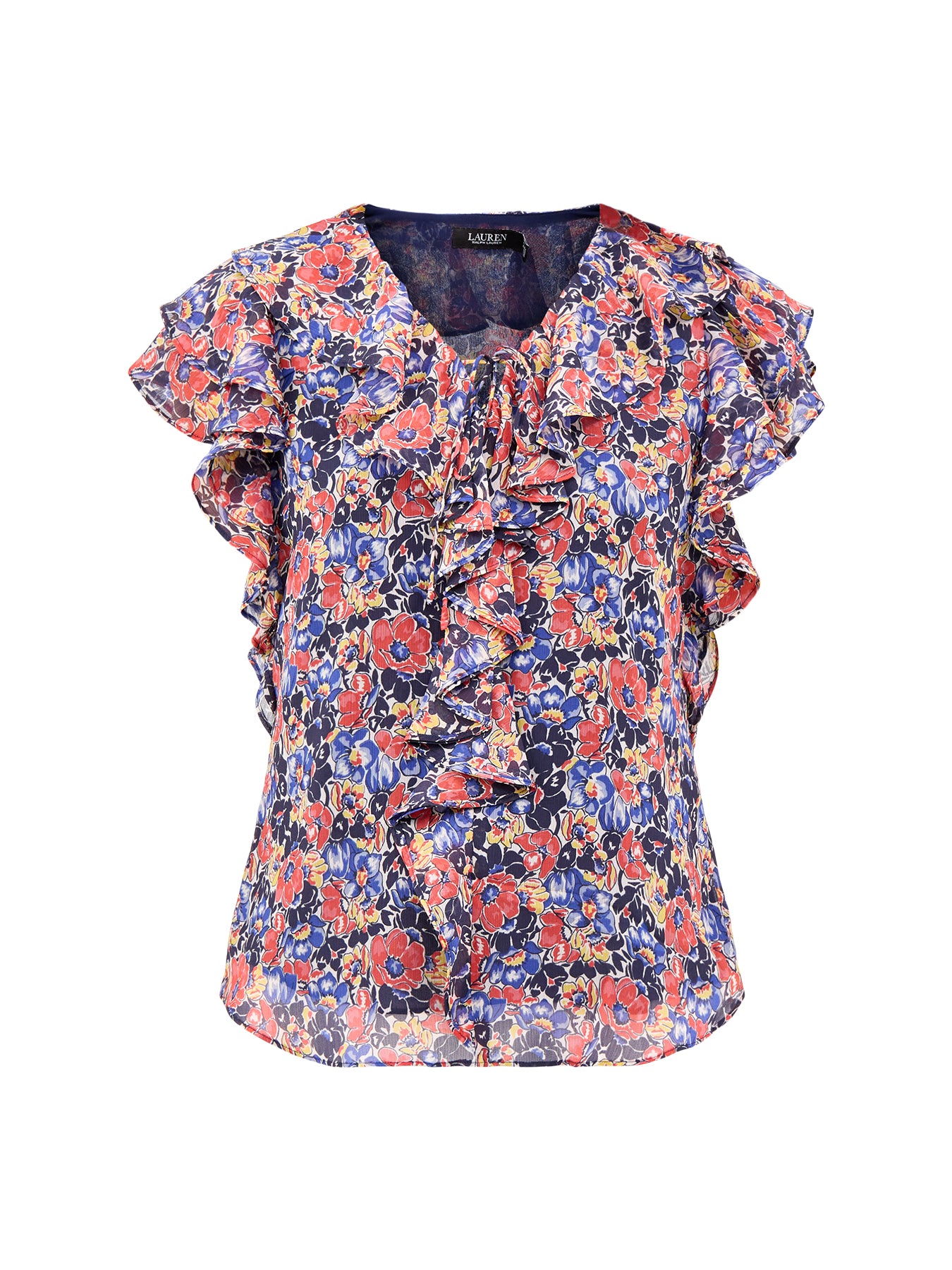 Floral Frill Blouse