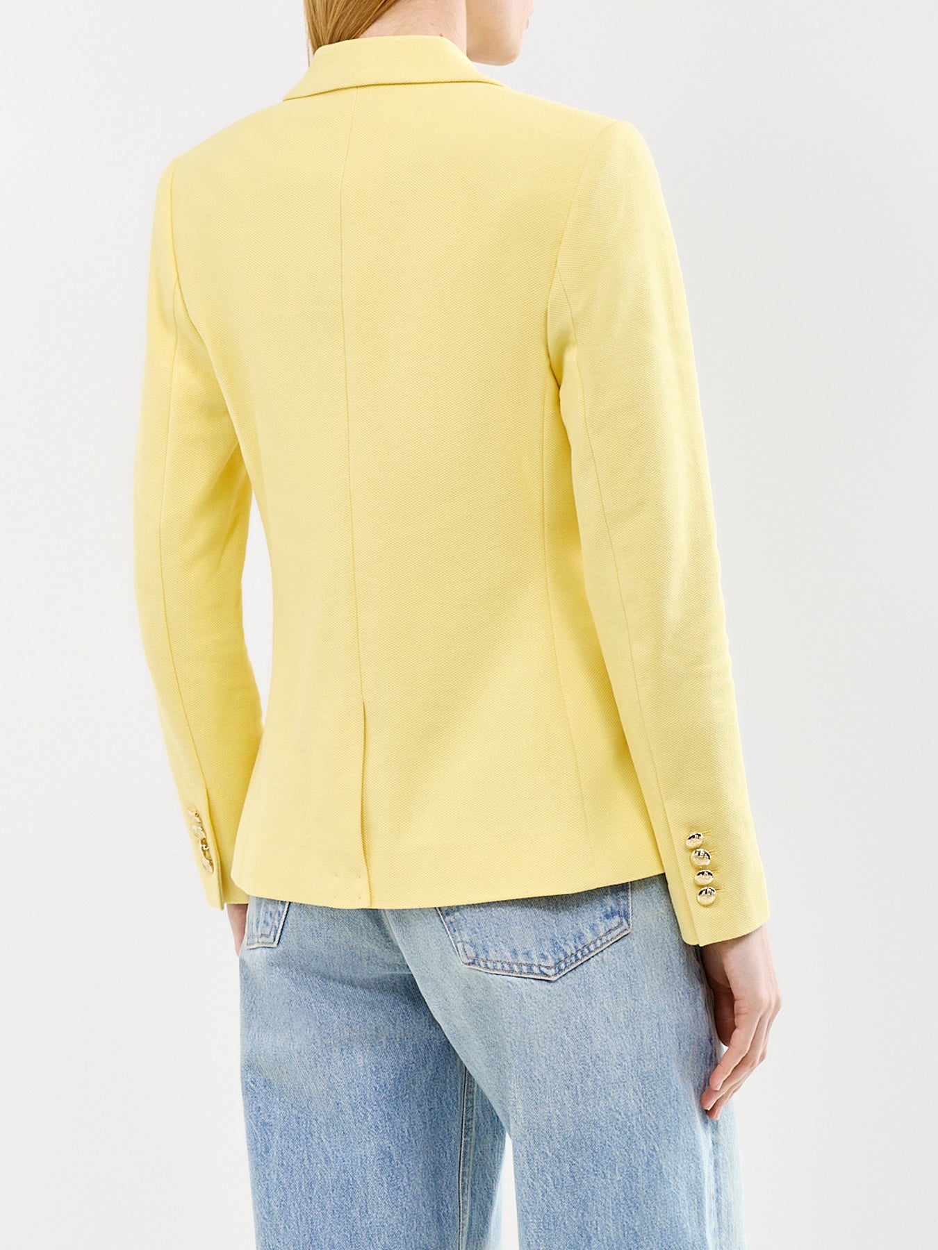 Anfisa Lined Blazer Yellow