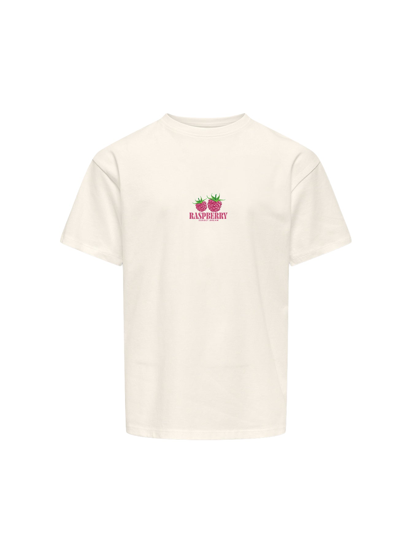 Kids’ Carina Printed Short Sleeve Top White