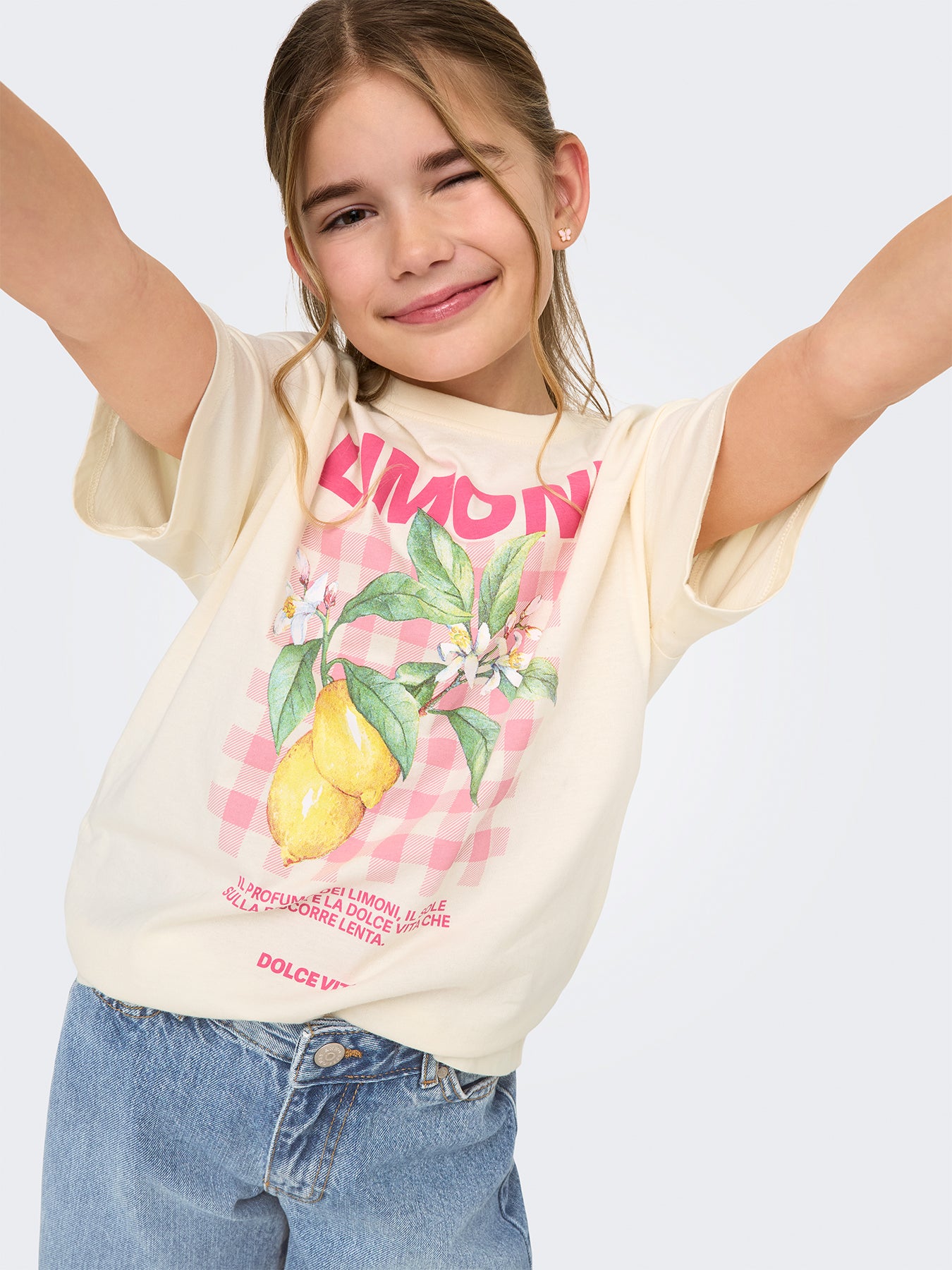 Kids Carina Printed Short Sleeve Top