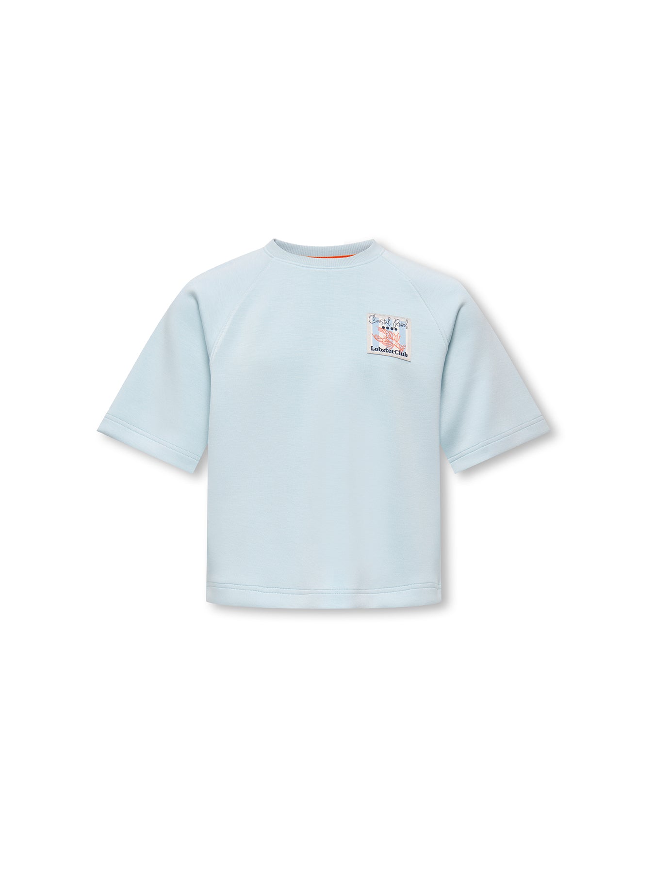 Kids' Short Sleeve Loose Top Blue