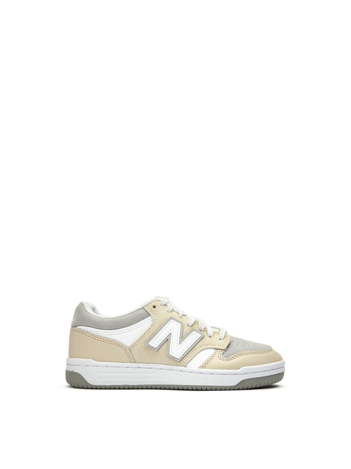 480 Trainers White Cream Grey