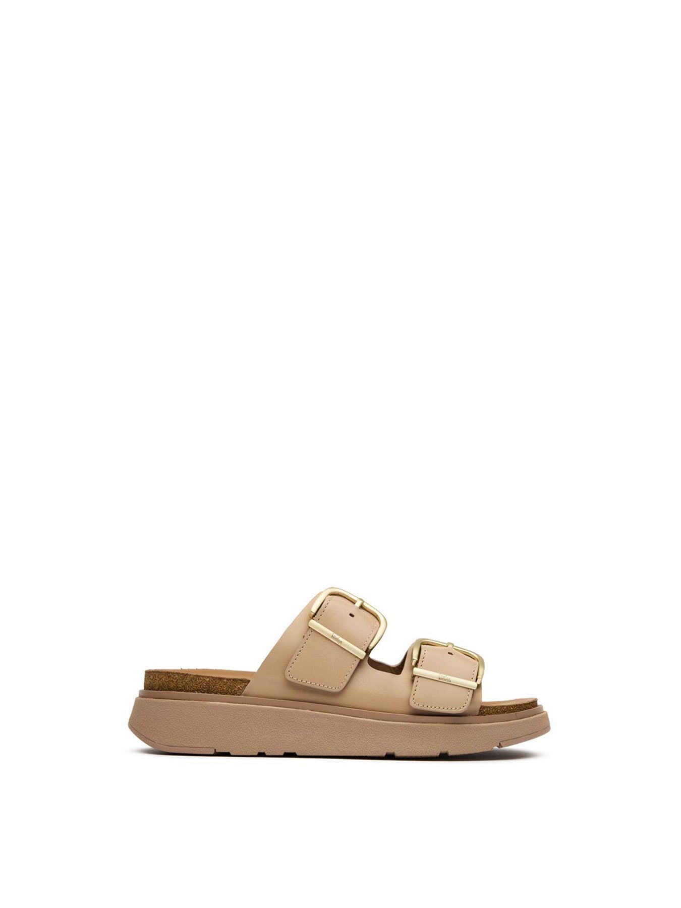 Gen-FF Buckle Two-Bar Sandals Taupe