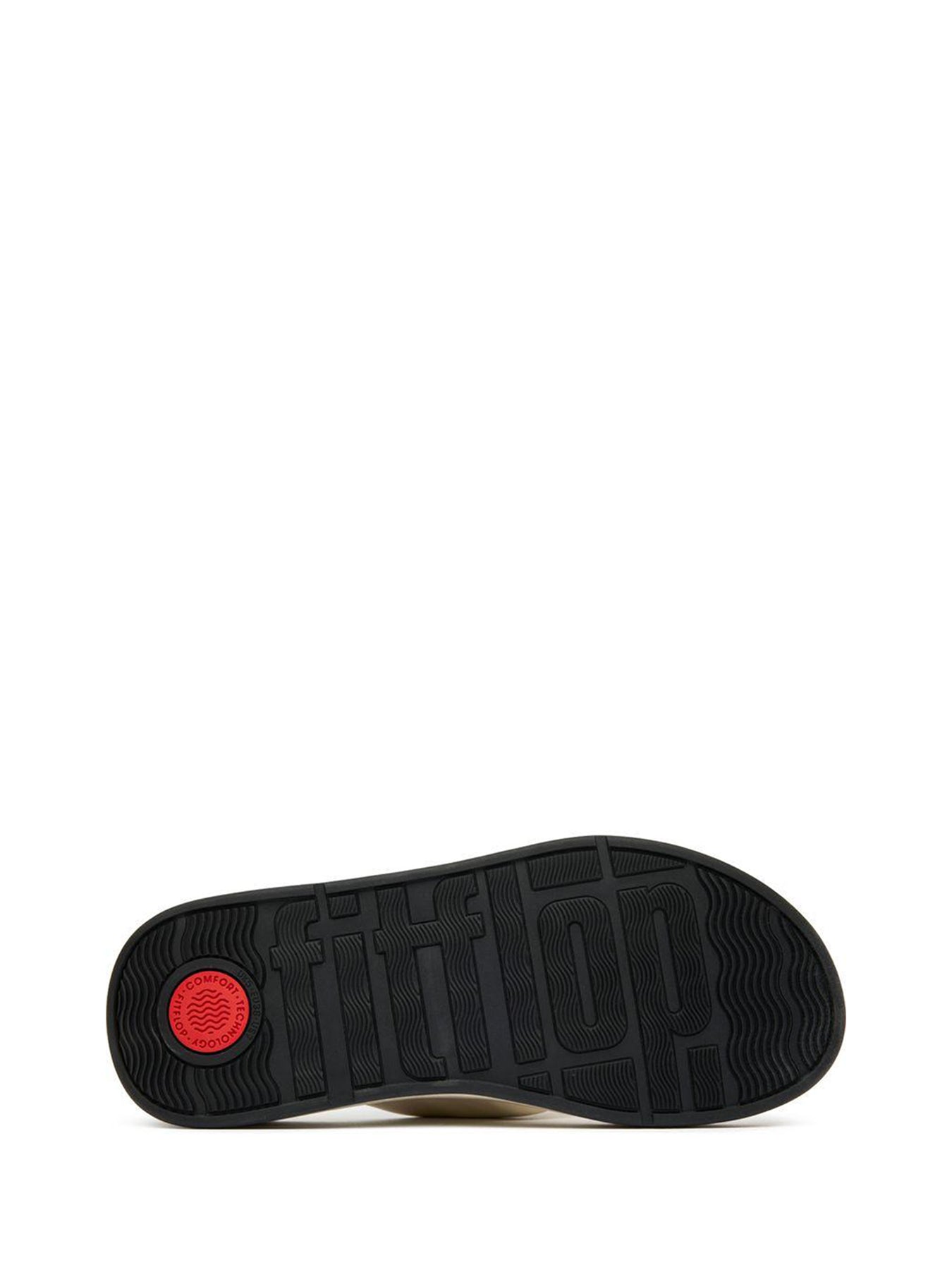 F-Knot Soft Leather Toe-Post Sandals Creme