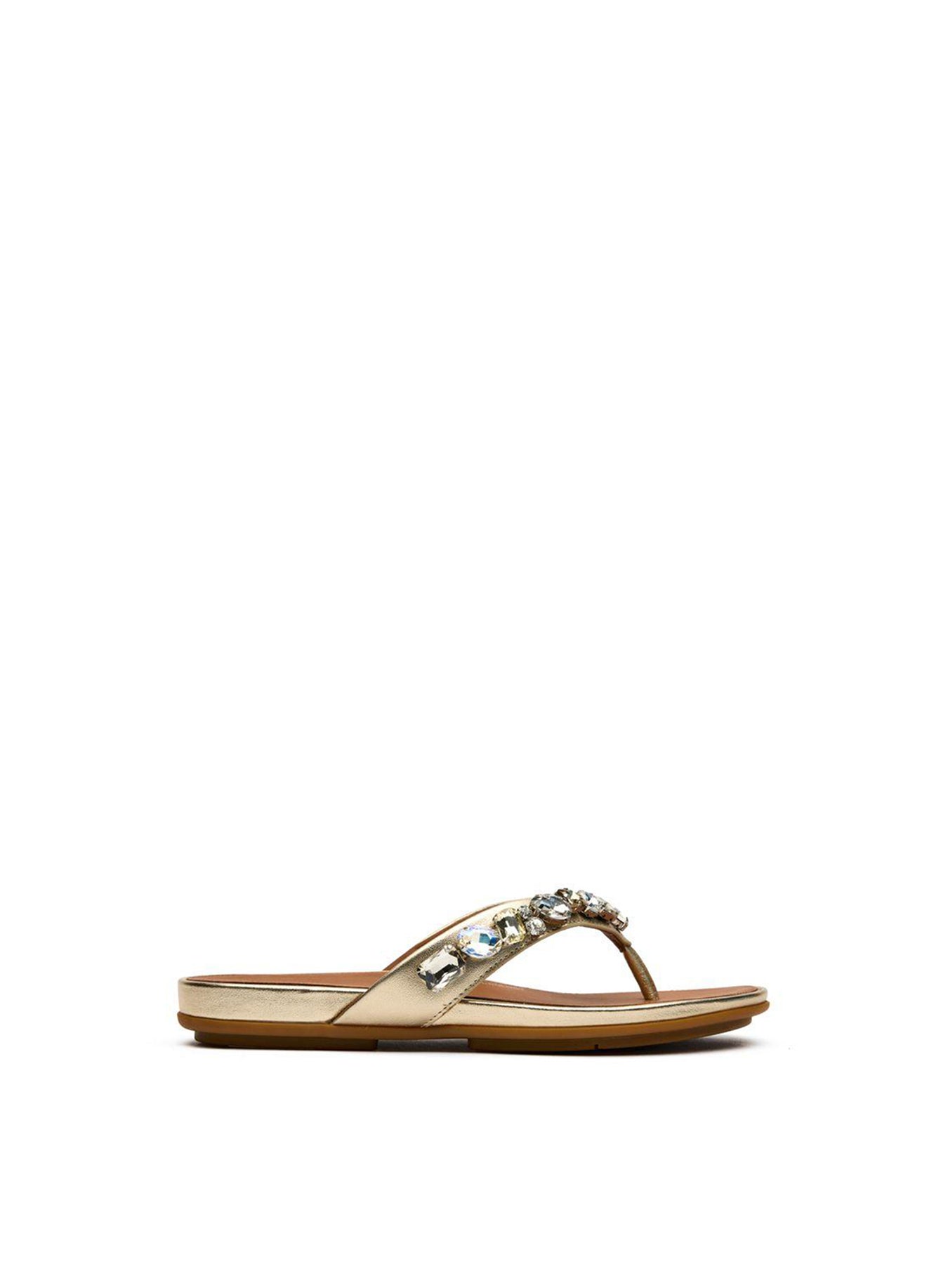 Gracie Jewel Deluxe Sandals Platino