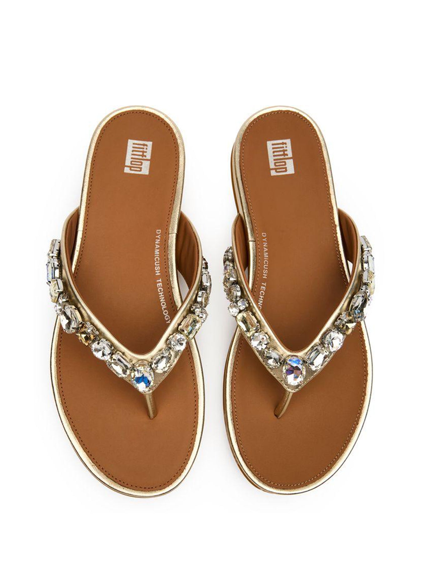 Gracie Jewel Deluxe Sandals Platino